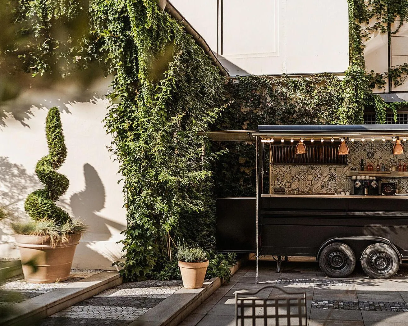 Garden in Four Seasons Hotel Prague