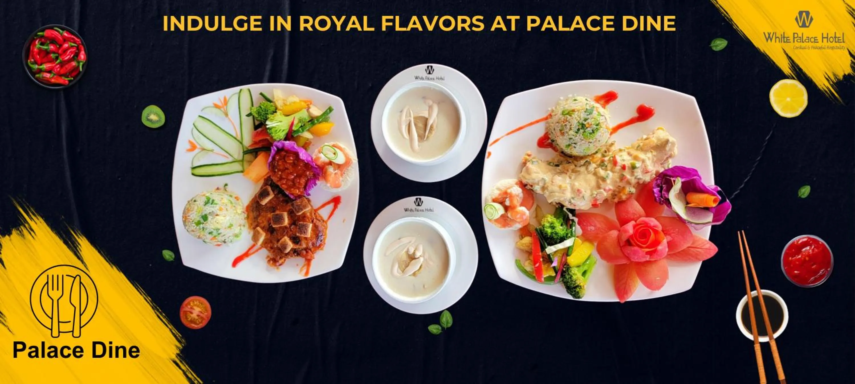 Restaurant/places to eat in White Palace Hotel