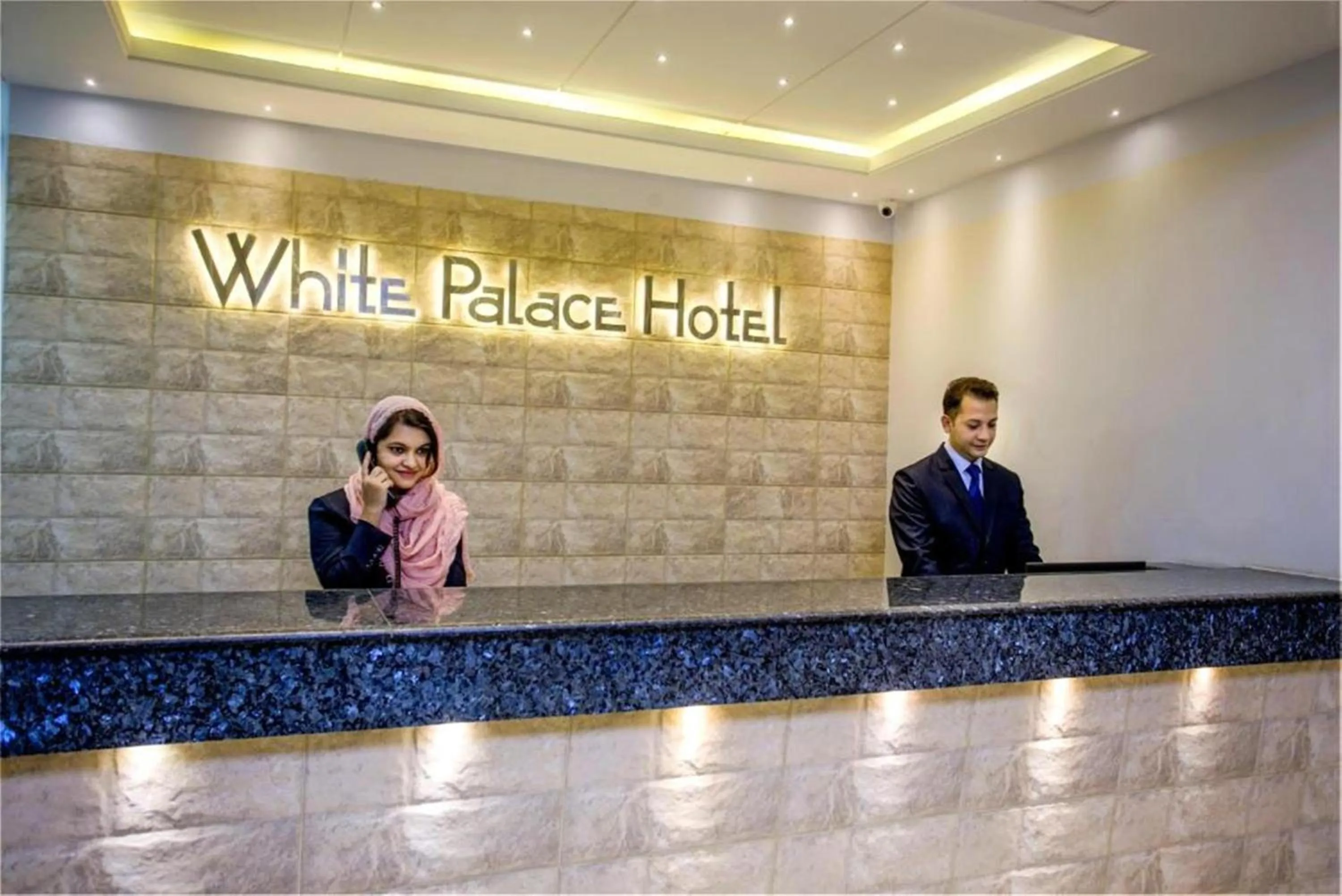 Lobby or reception in White Palace Hotel