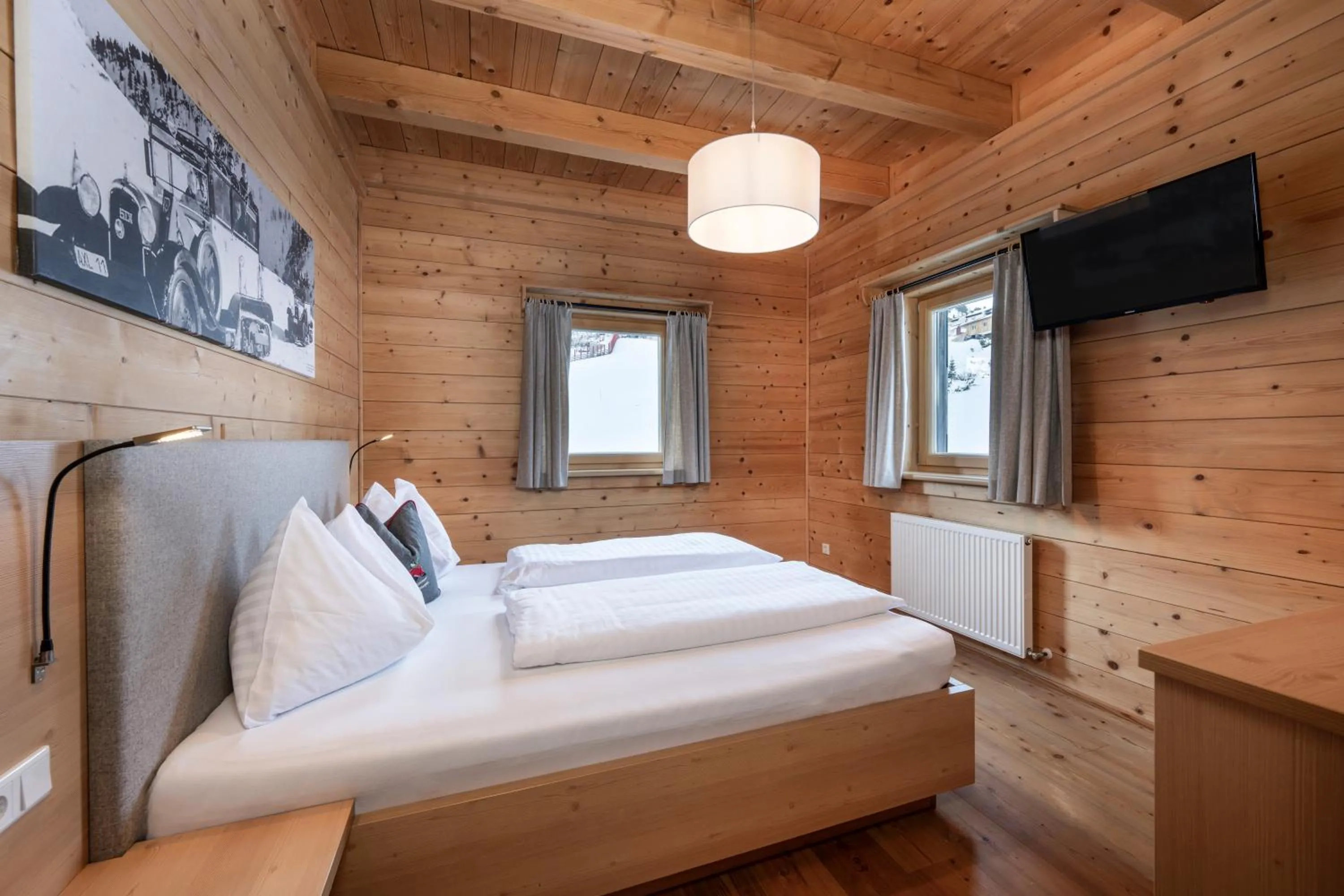 Bed in AUSTRIA APPART - natural Lifestyle Appartements auf der Piste