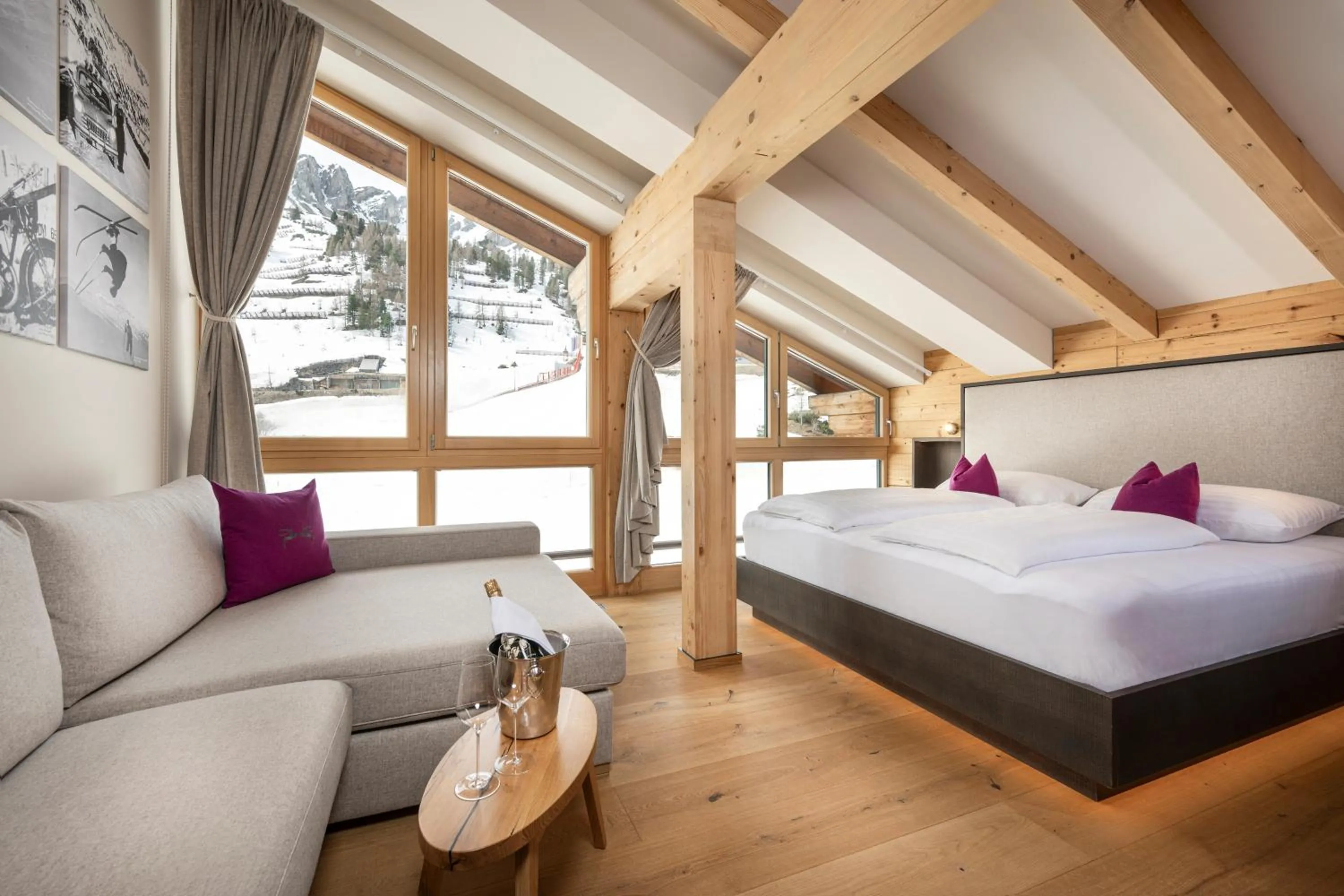 Bed in AUSTRIA APPART - natural Lifestyle Appartements auf der Piste