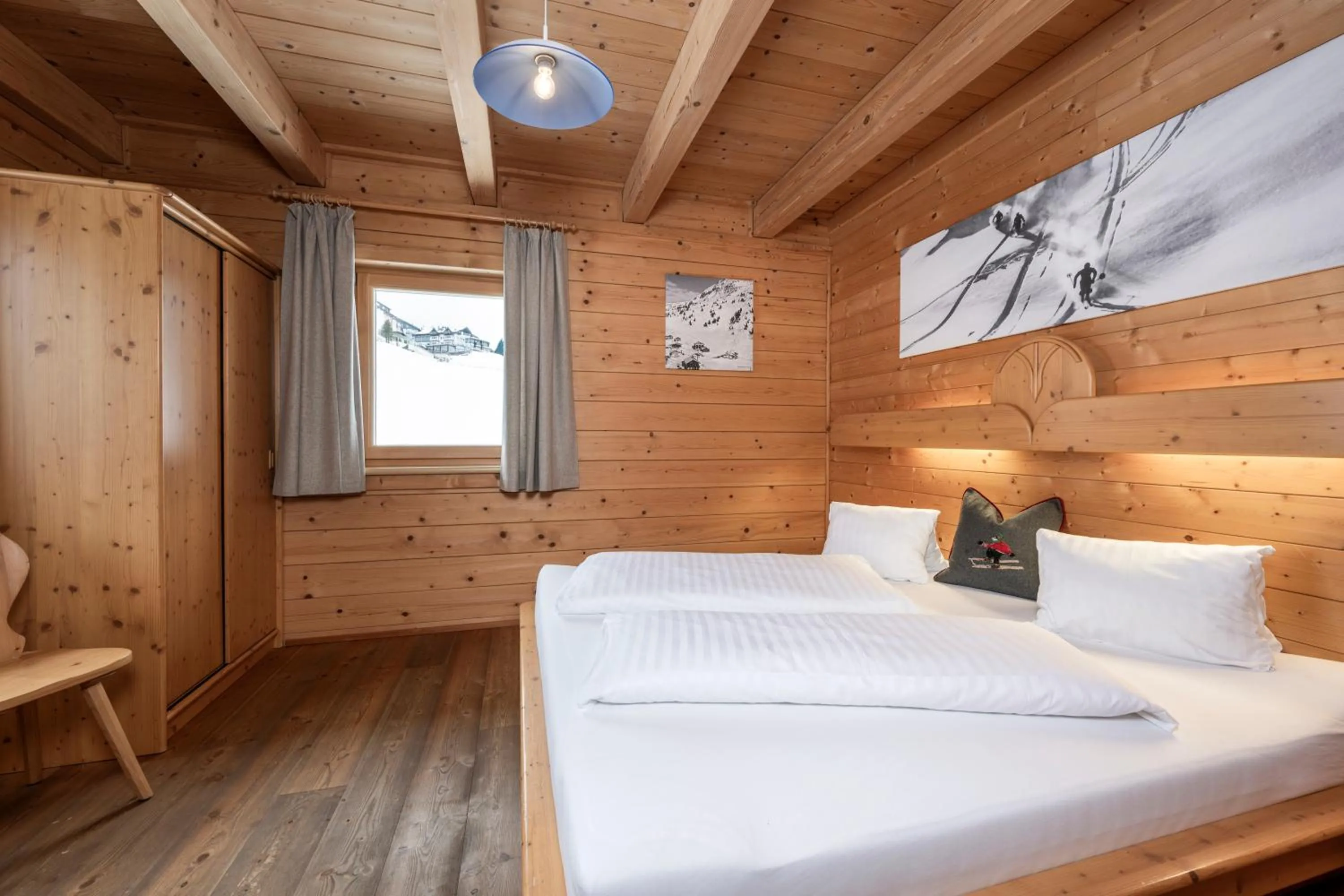 Bed in AUSTRIA APPART - natural Lifestyle Appartements auf der Piste