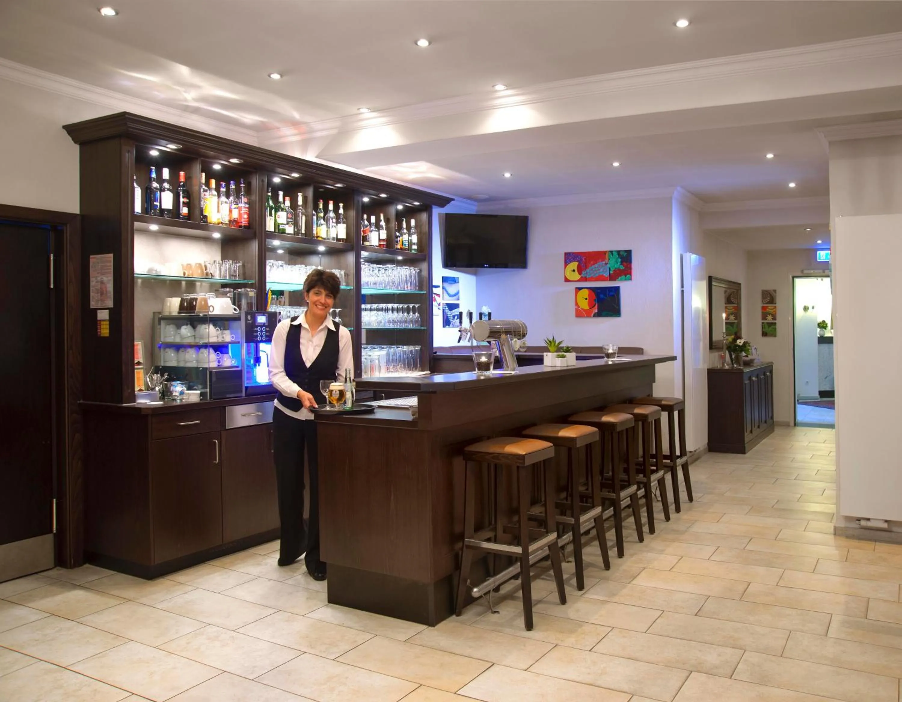 Lounge or bar in Hotel zur Prinzenbrücke