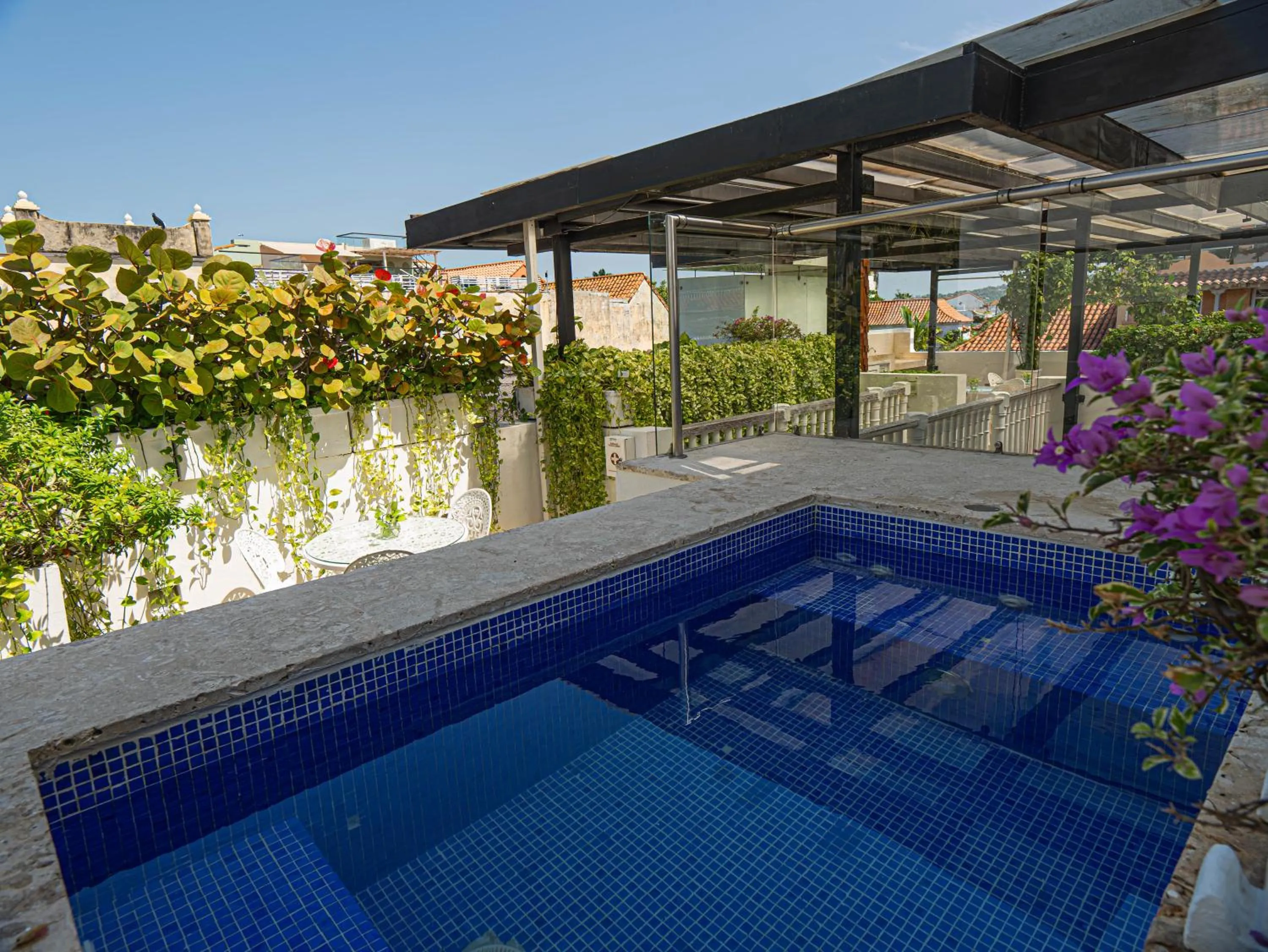 Swimming pool in Hotel Boutique Santo Toribio