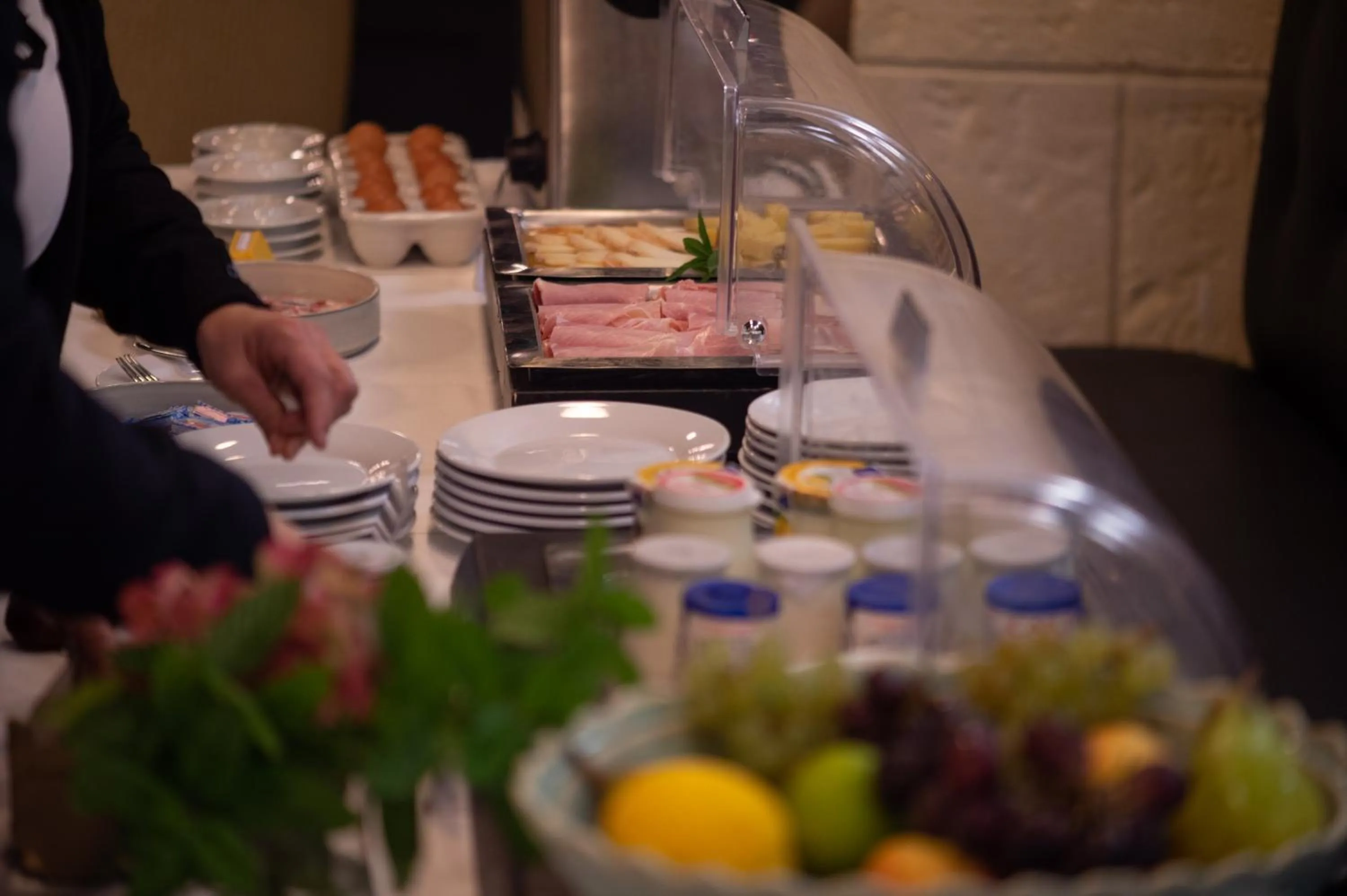 Buffet breakfast in Domaine de Larchey
