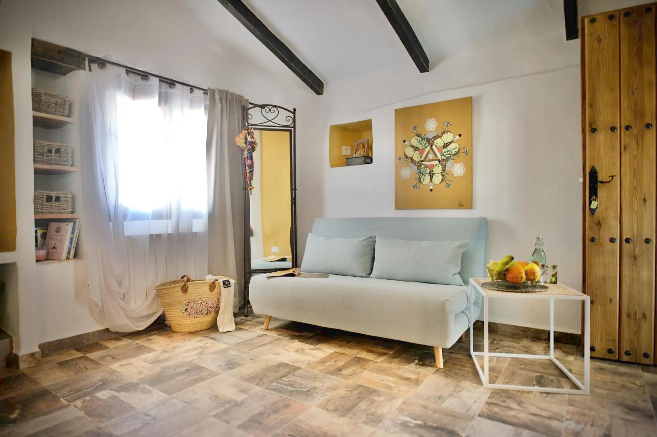 Seating area in Boutique Hotel Rancho Los Lobos