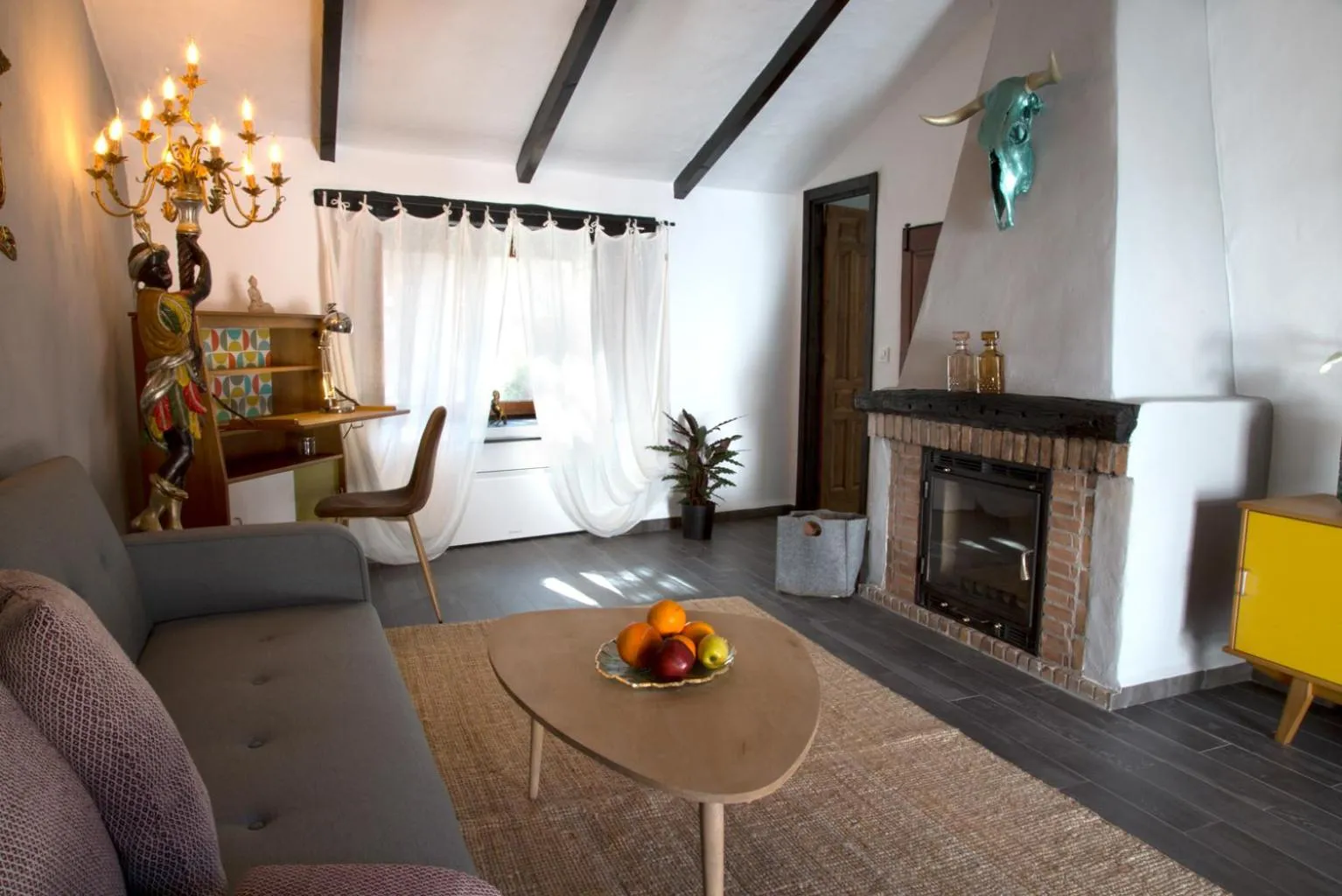 Living room in Boutique Hotel Rancho Los Lobos