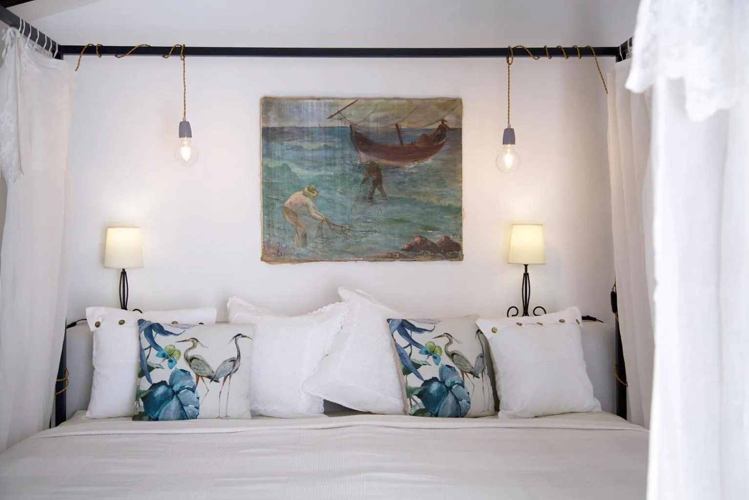 Bed in Boutique Hotel Rancho Los Lobos