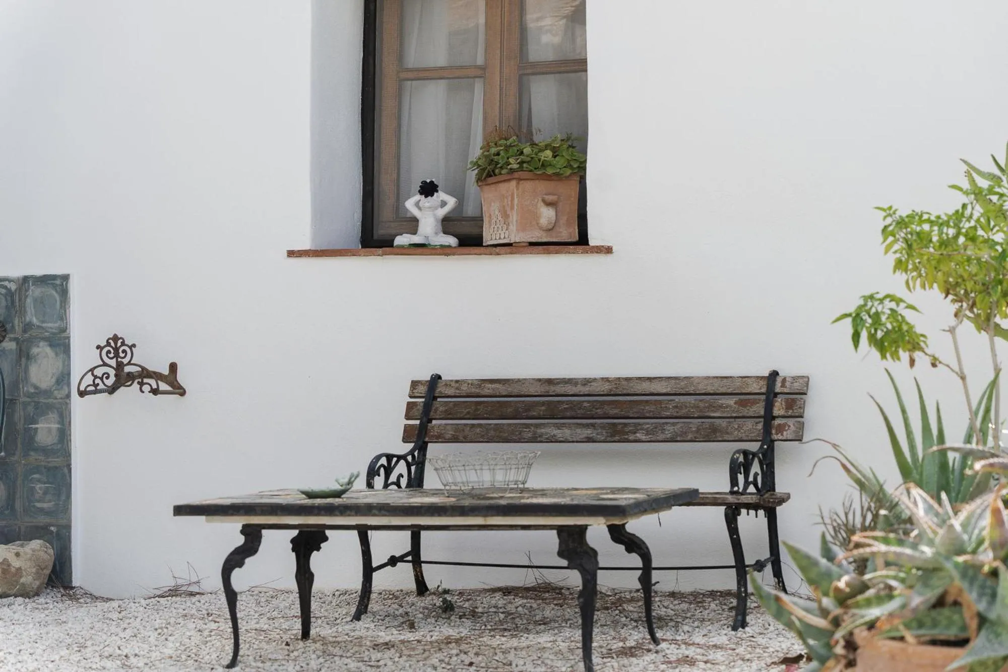 Garden view in Boutique Hotel Rancho Los Lobos