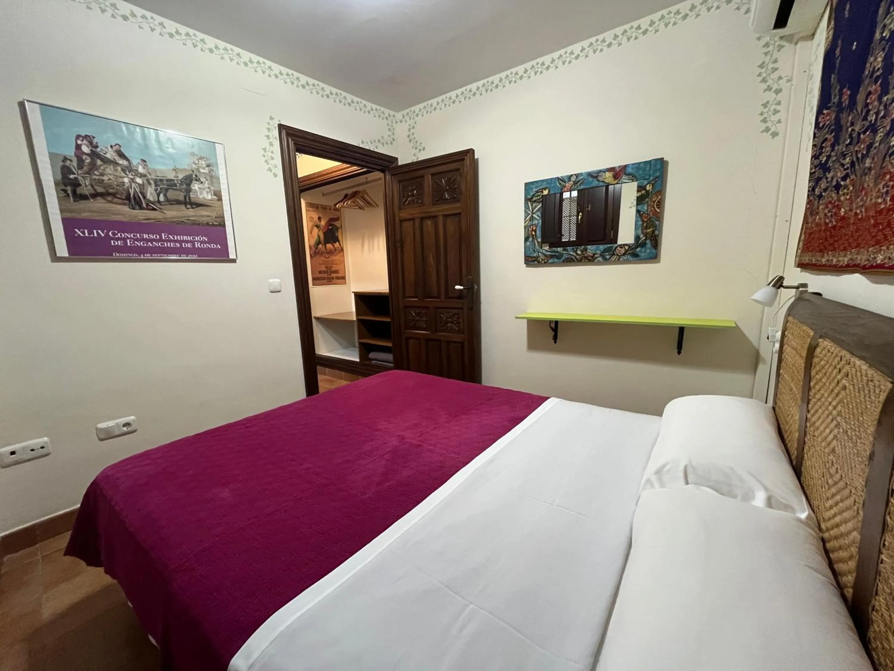 Bedroom, Bed in La Escondida Ronda, B&B