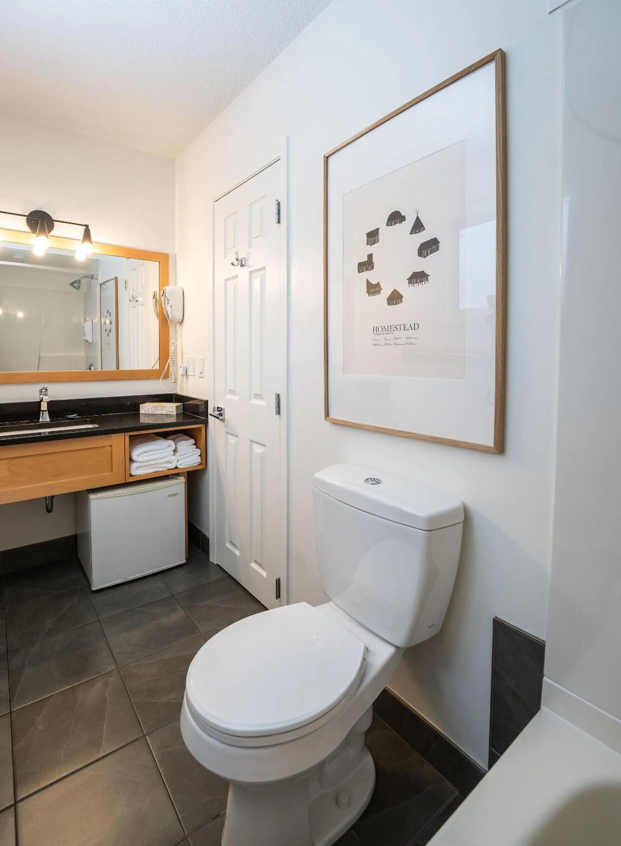 Bathroom in Swiss Chalet Motel