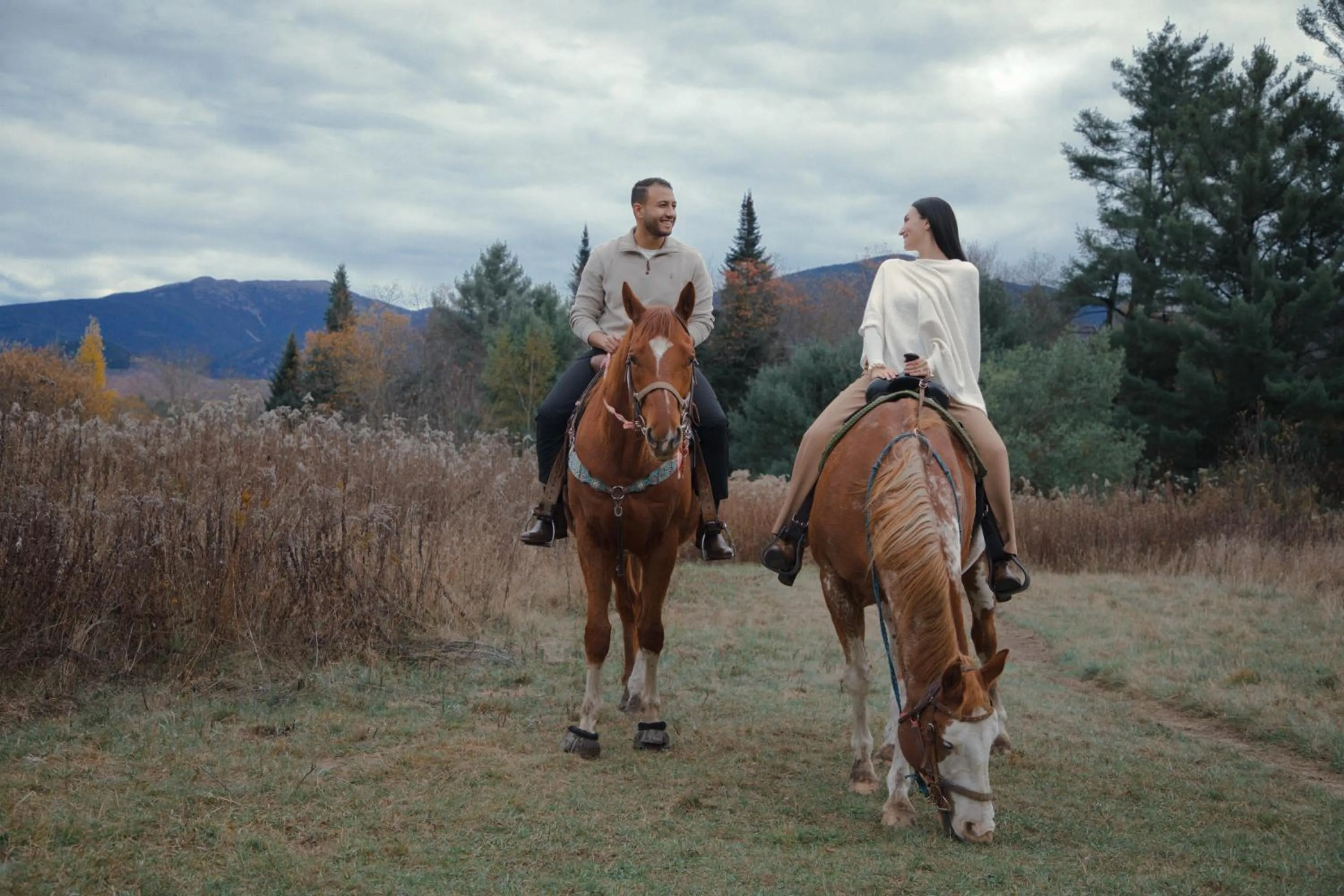 Horse-riding in Franconia Inn