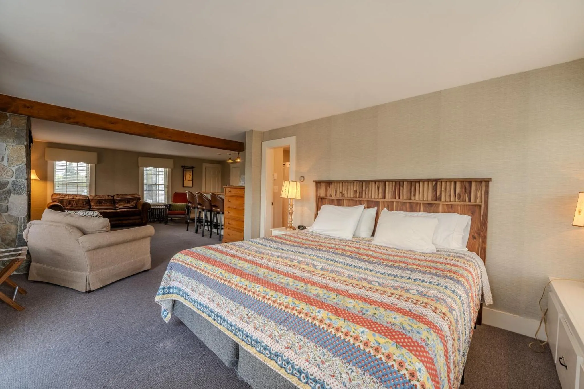 Bed in Franconia Inn