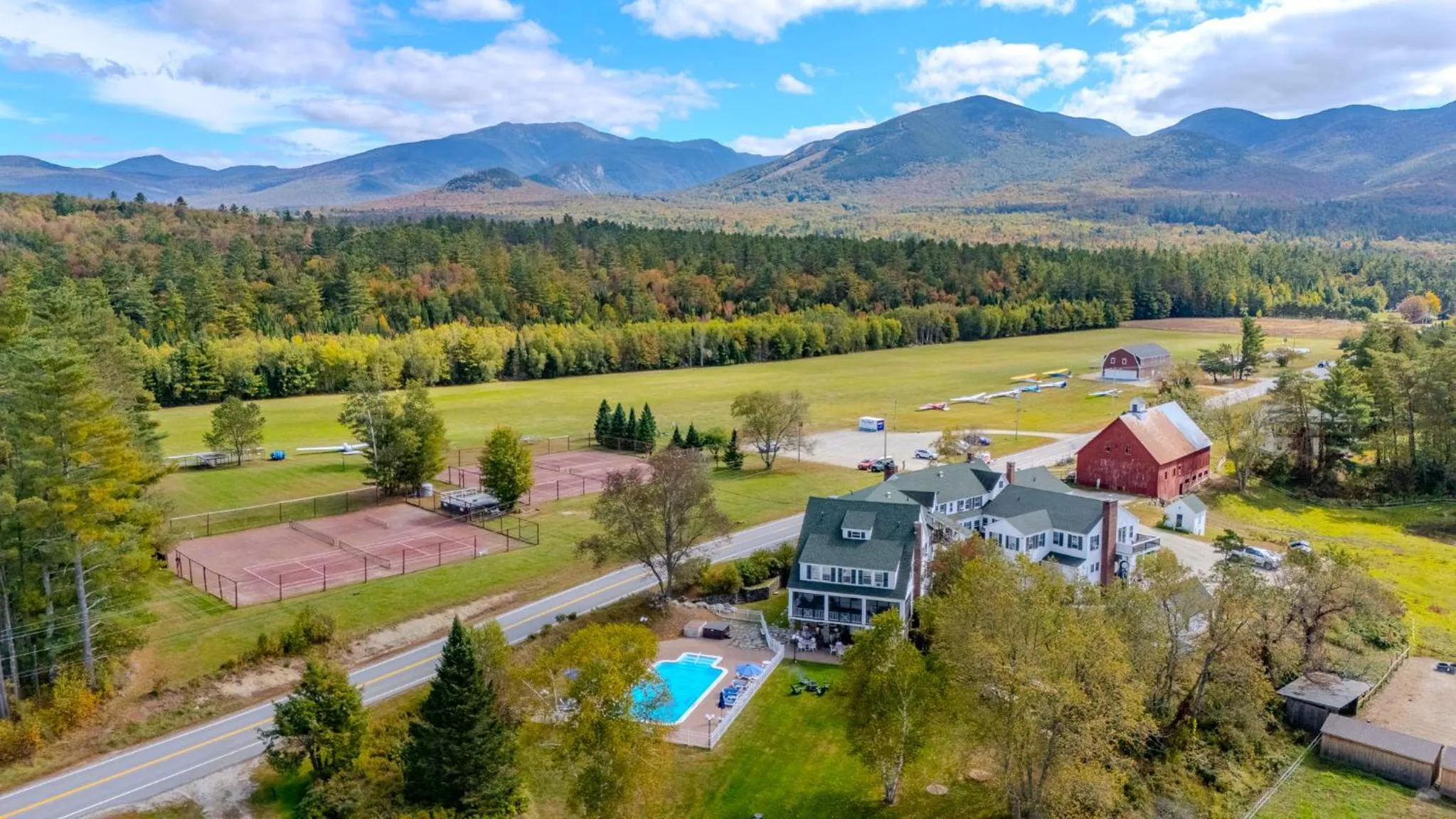Bird's eye view in Franconia Inn