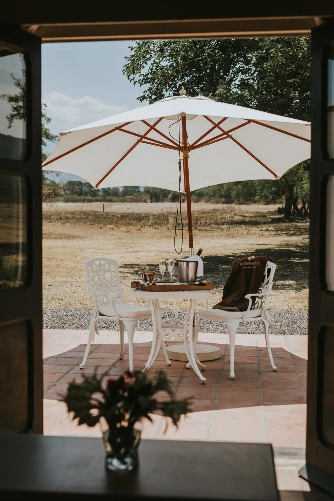 Patio in House of Jasmines Relais & Châteaux