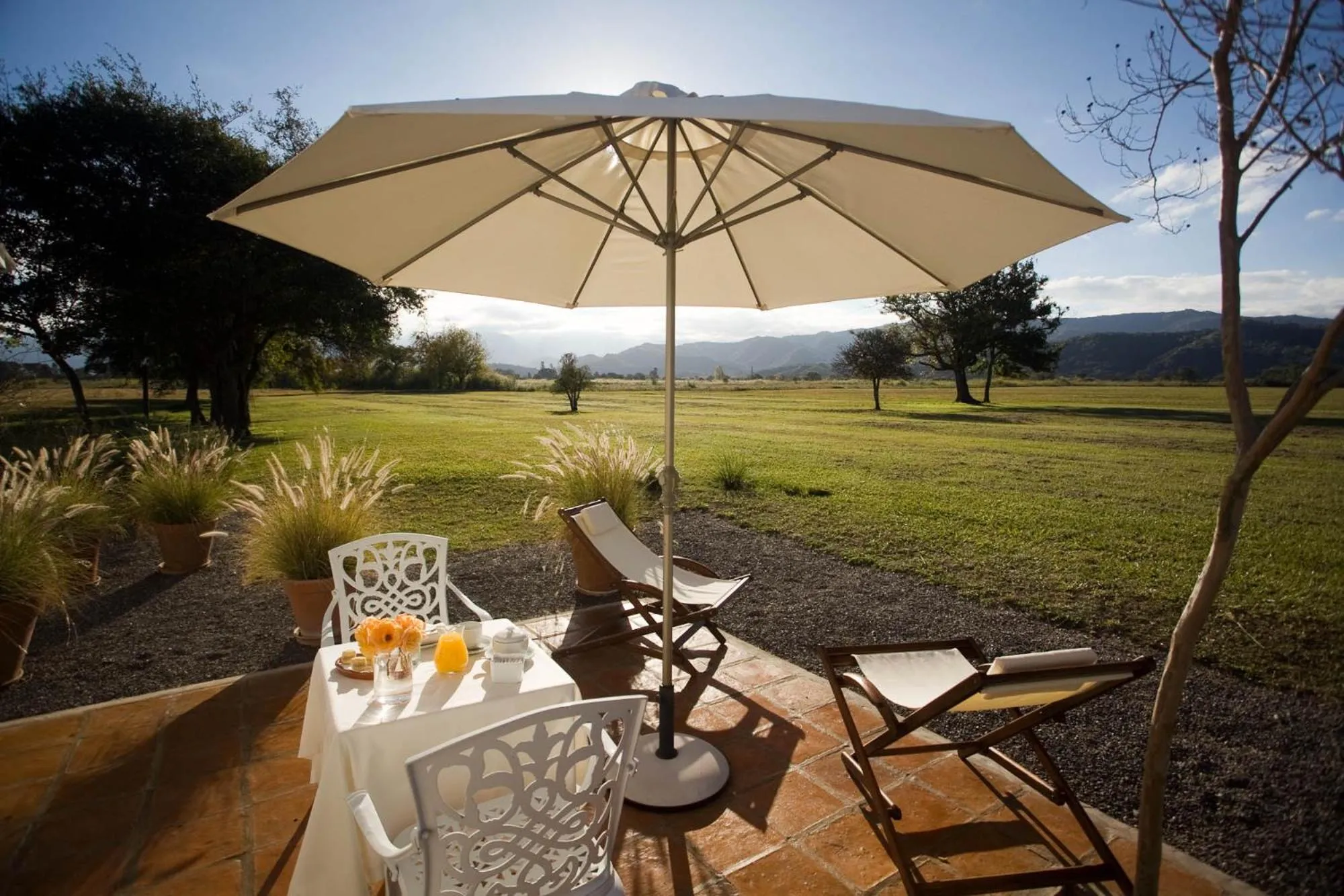 Patio in House of Jasmines Relais & Châteaux