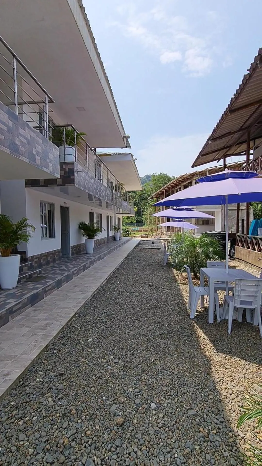 Property building in Ecohotel Linda Judith