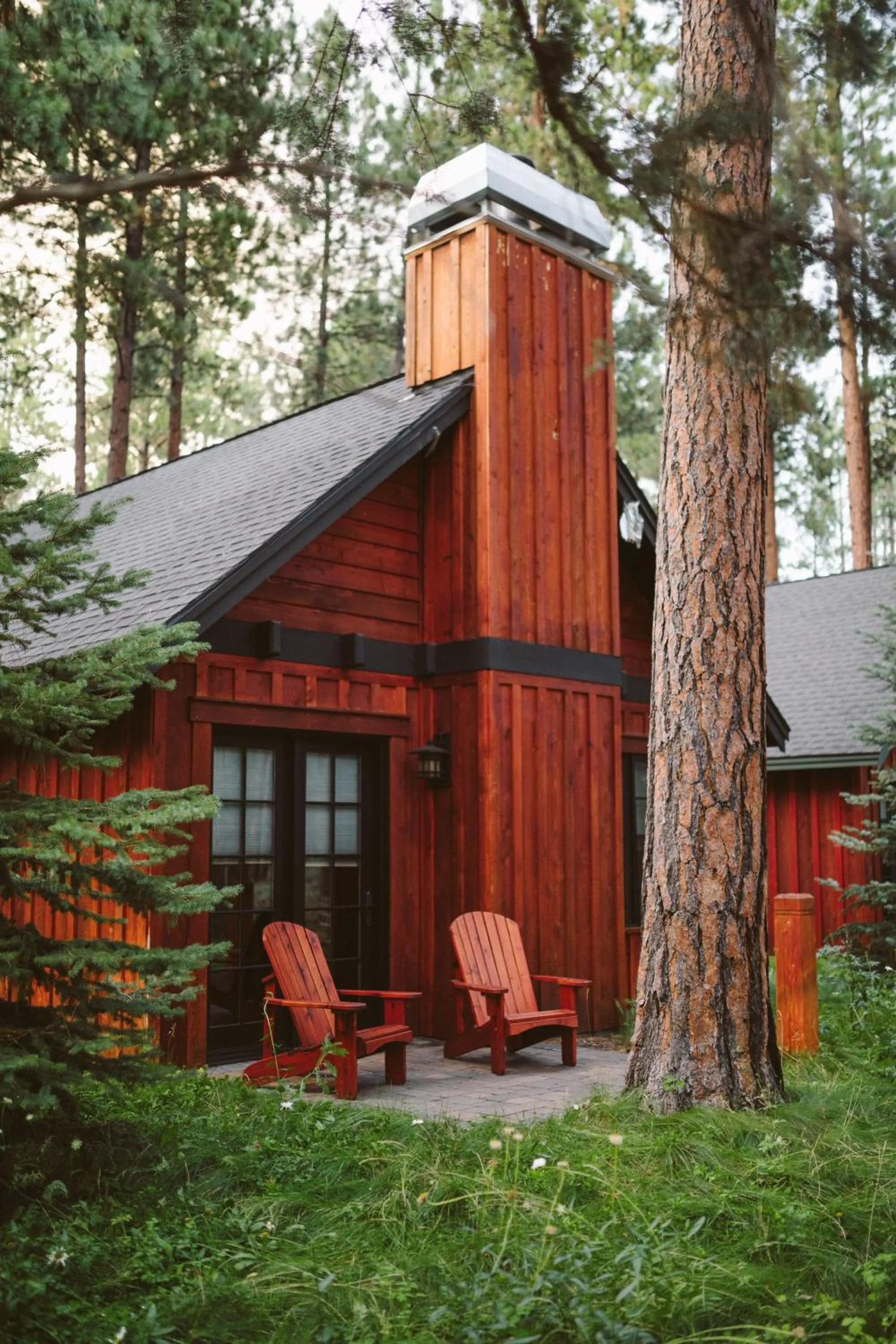 Patio in FivePine Lodge