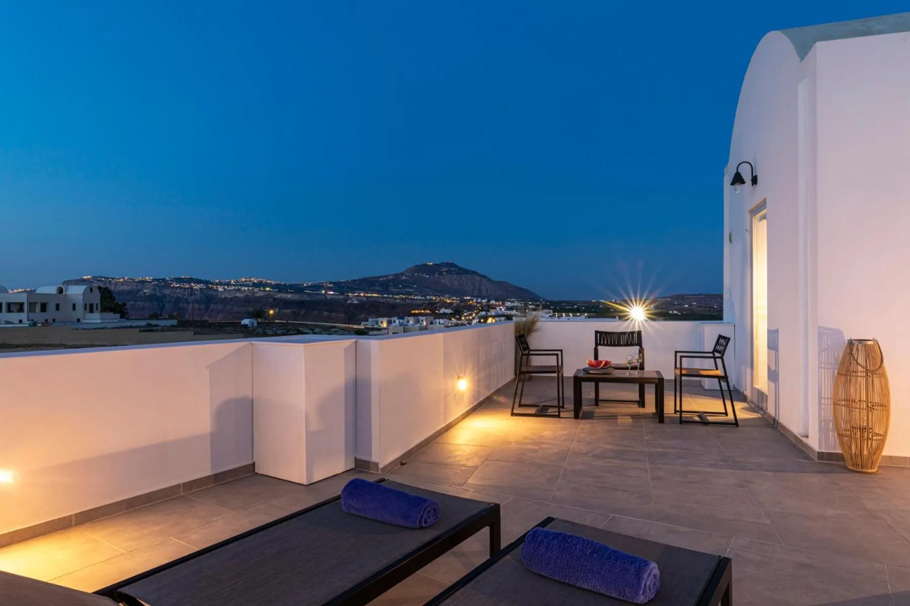 Patio in Alafropetra Luxury Suites