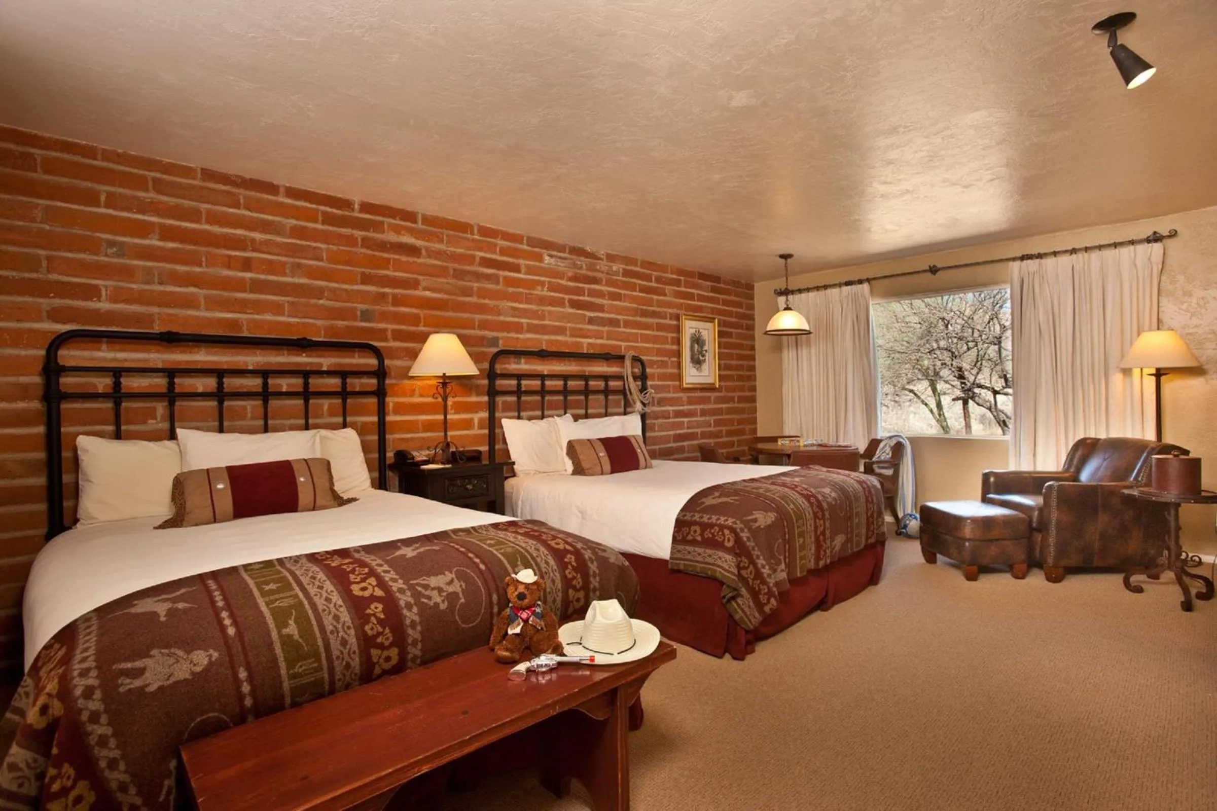 Bed in Tanque Verde Guest Ranch