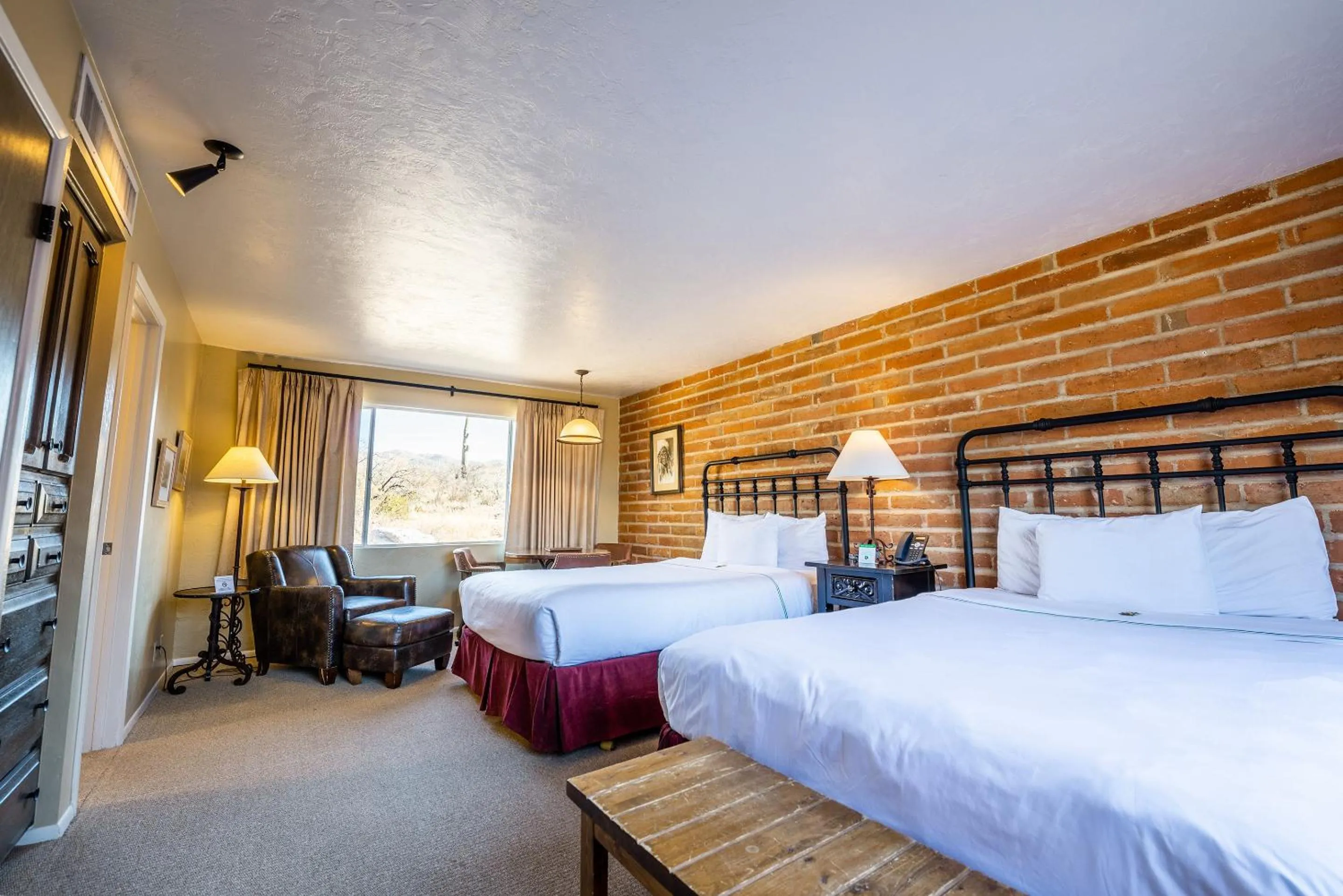 Bed in Tanque Verde Guest Ranch