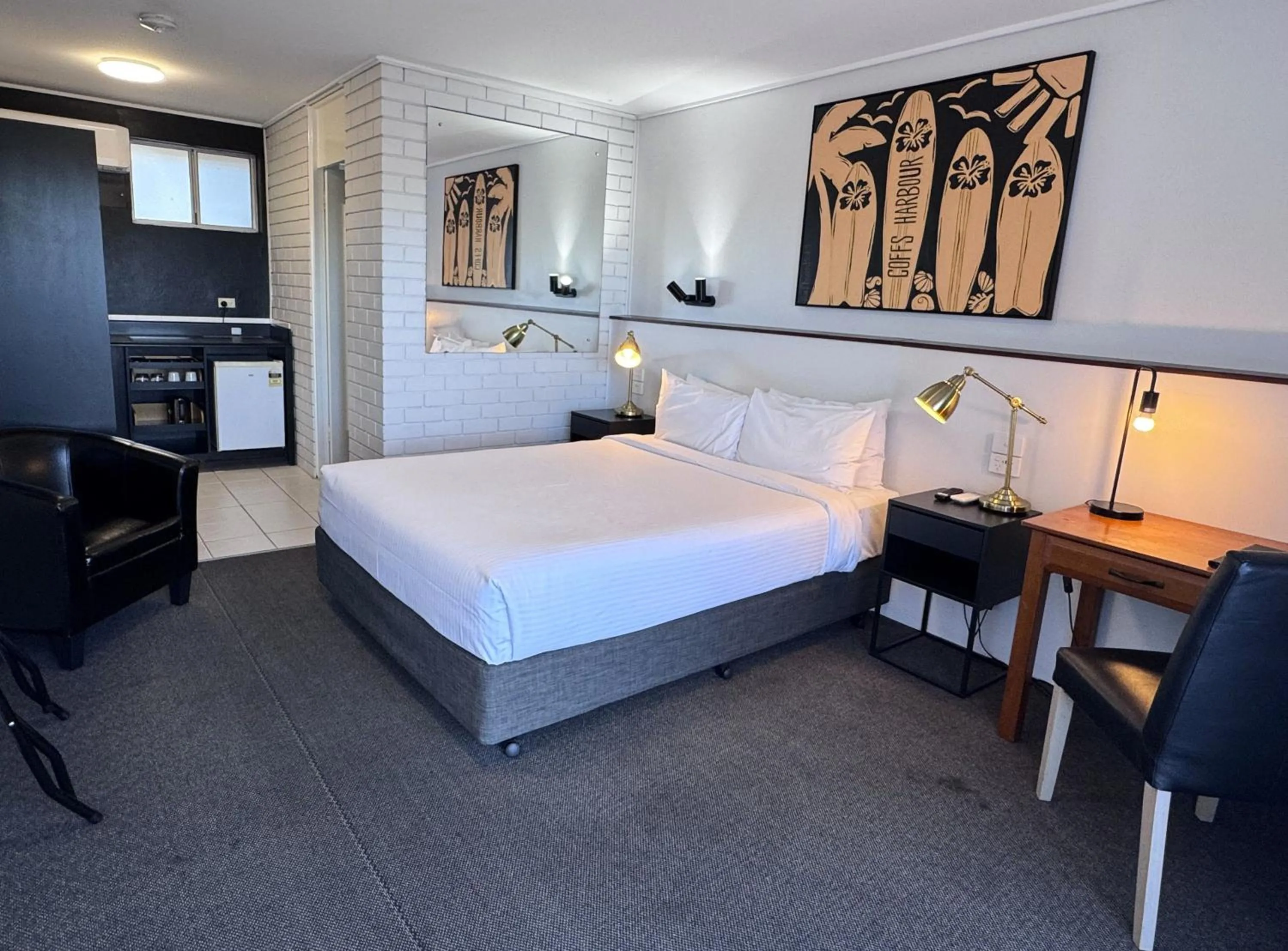 Bed in Matador Motor Inn