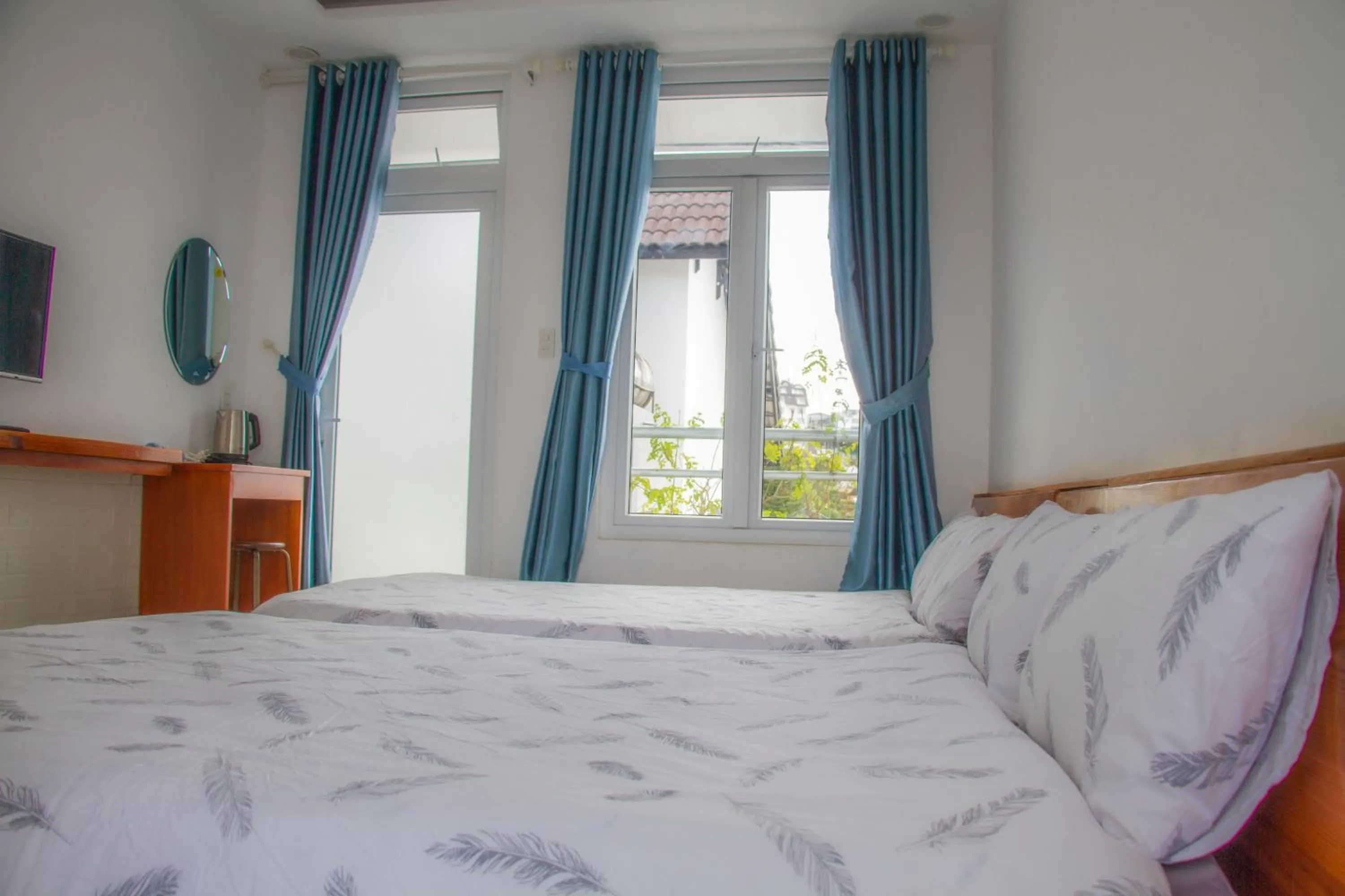 Bed in Ha Khoa Hotel Dalat