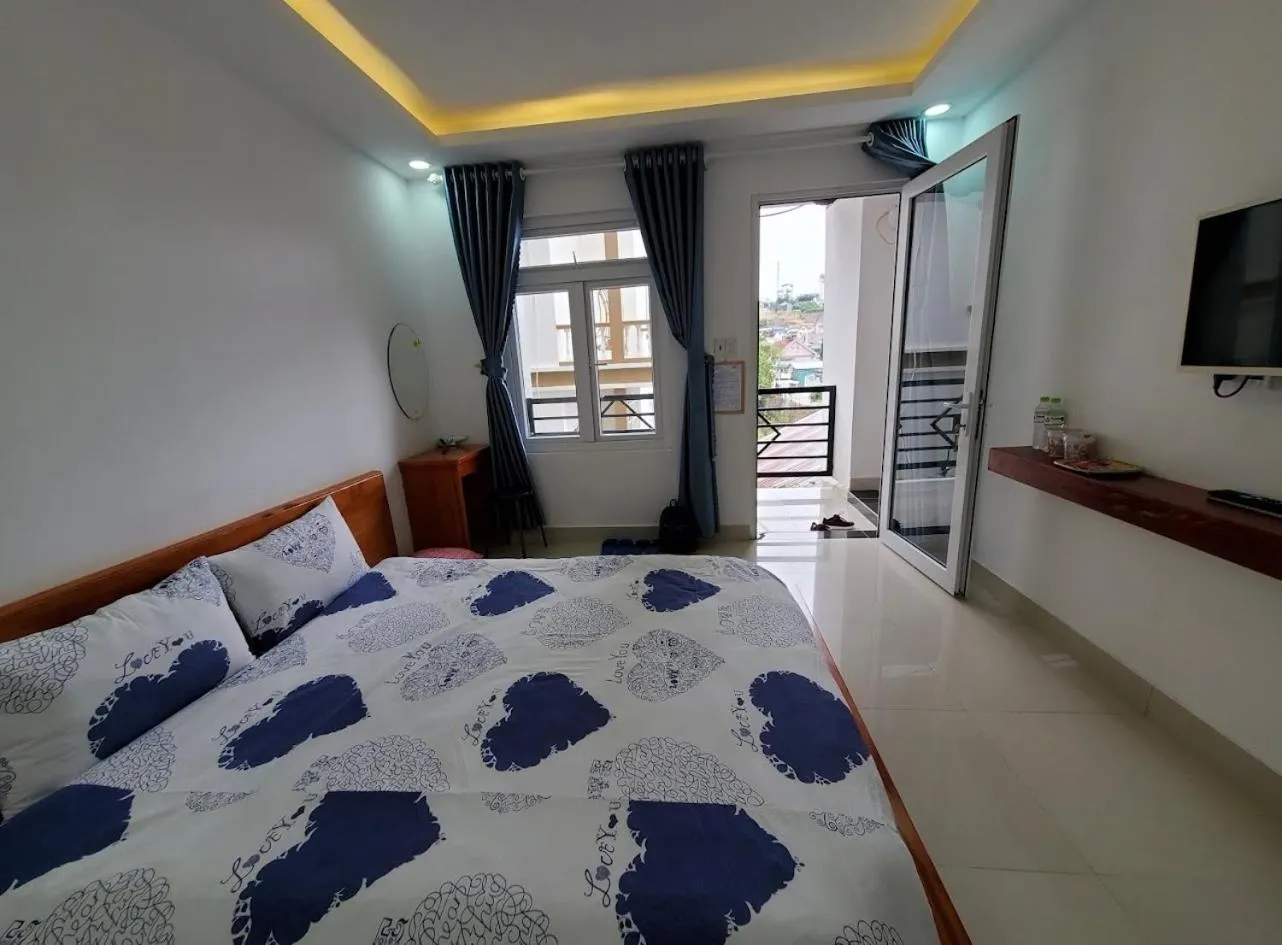 Bed in Ha Khoa Hotel Dalat