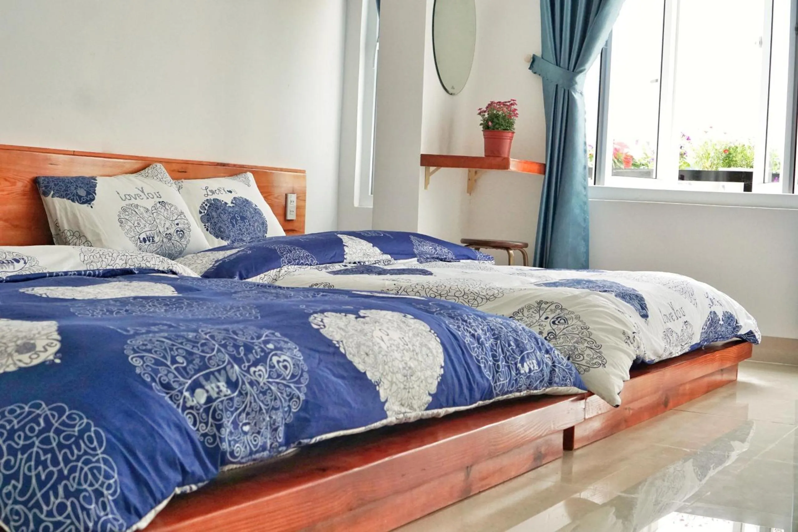 Bed in Ha Khoa Hotel Dalat