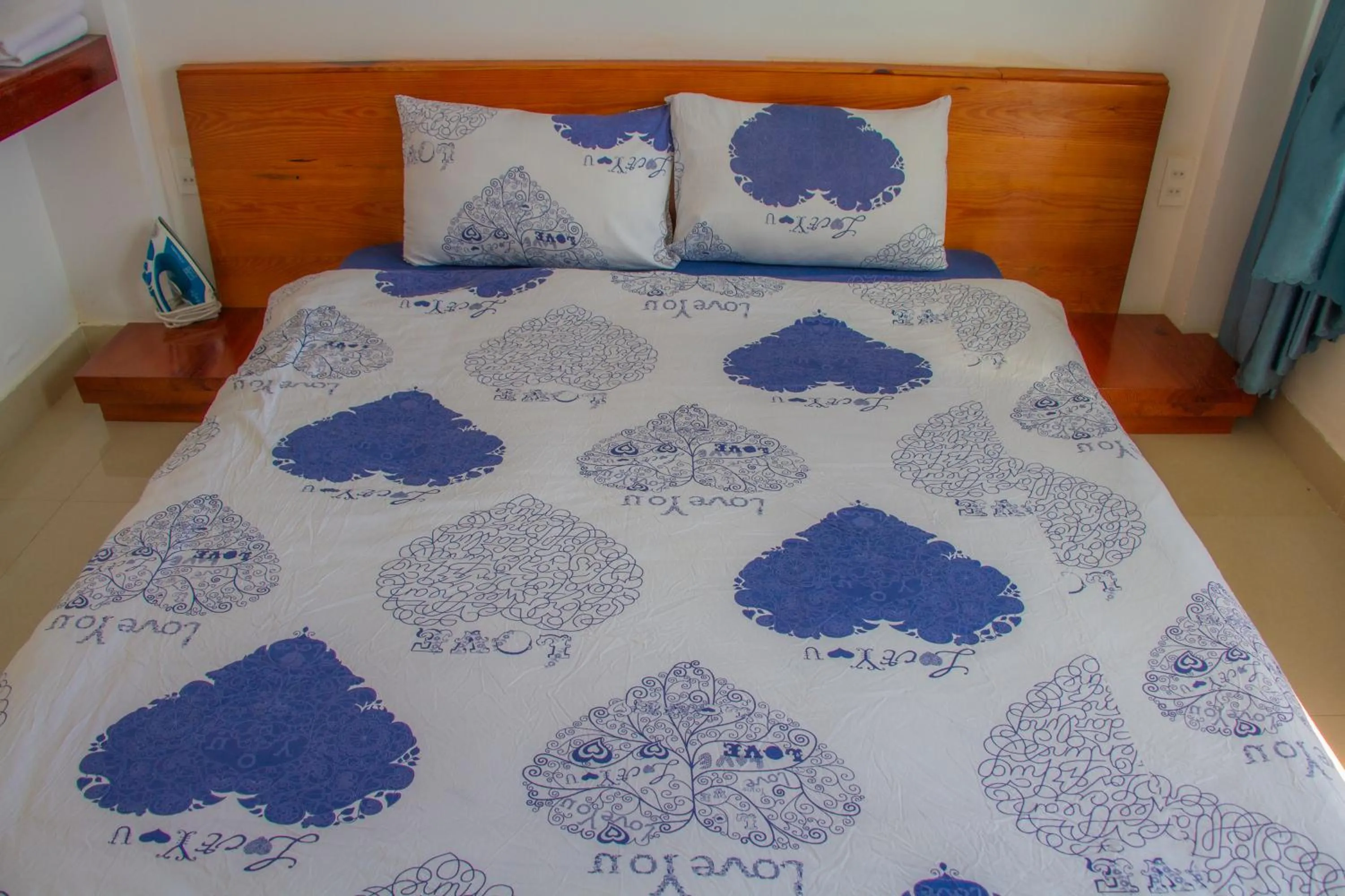 Bed in Ha Khoa Hotel Dalat