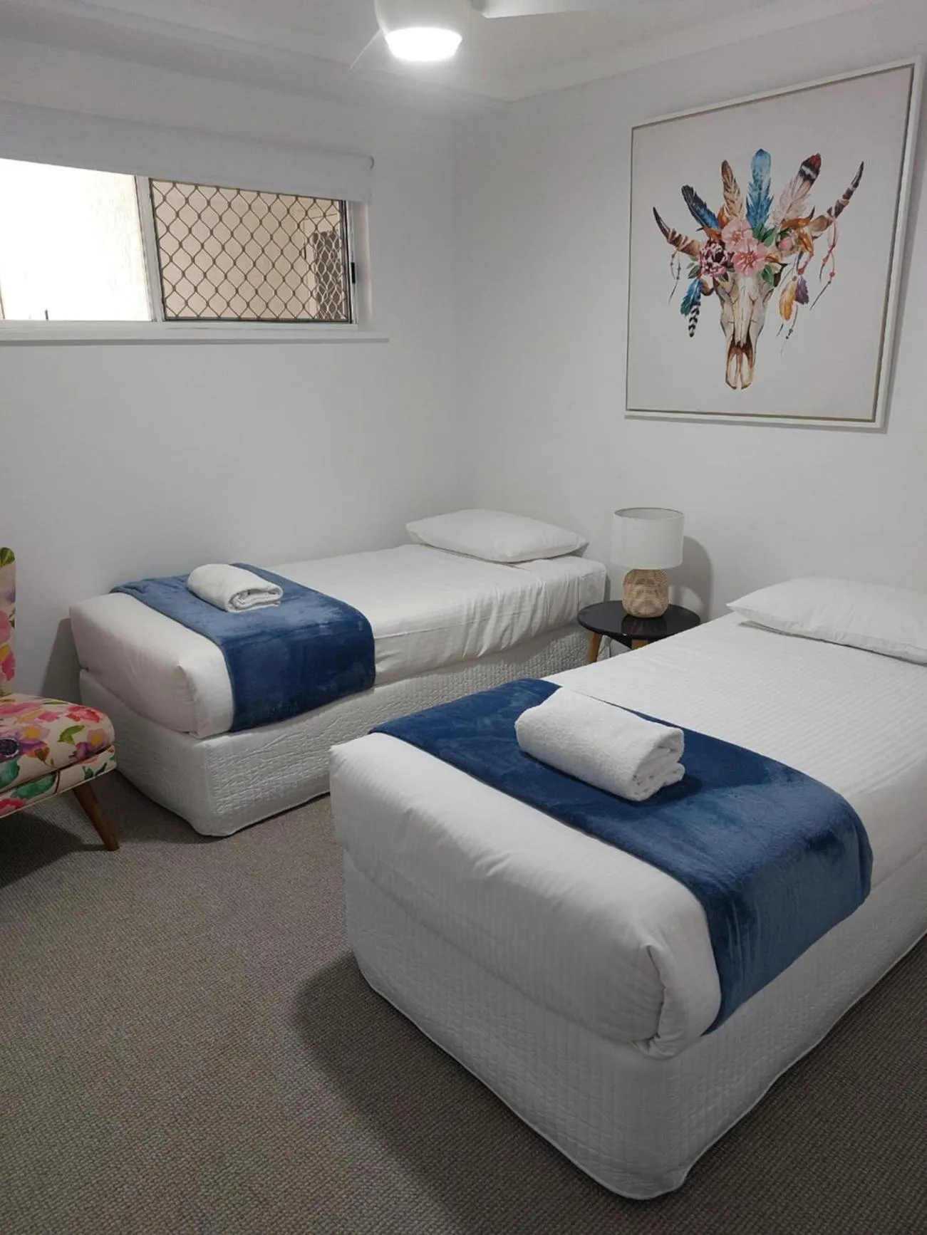 Bedroom, Bed in Sandy Shores Holiday Units