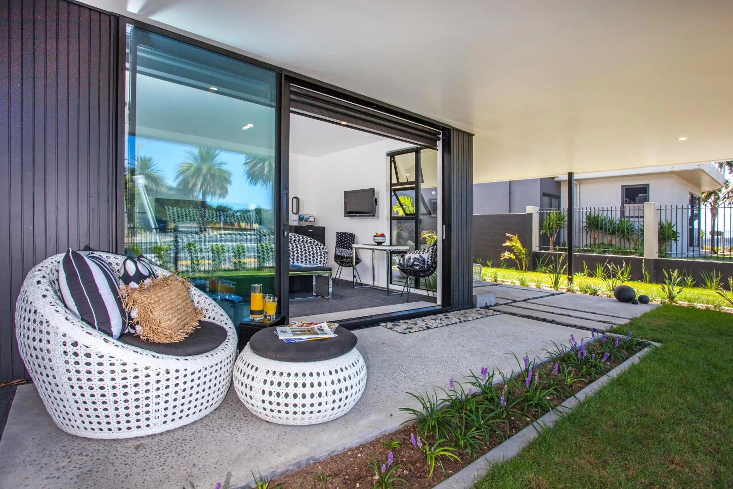 Patio in Waters Edge B&B