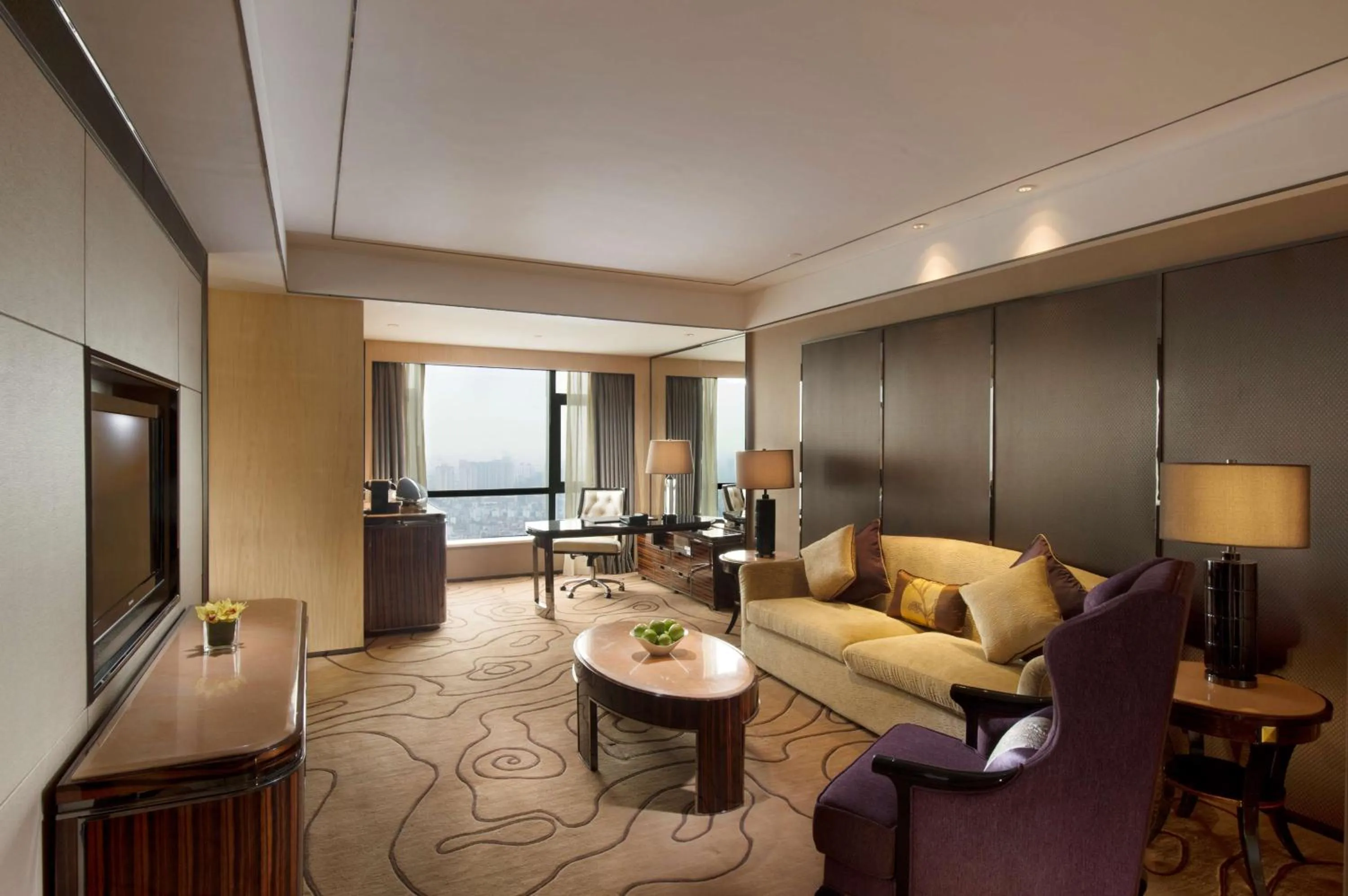 Living room in Hilton Zhongshan Downtown