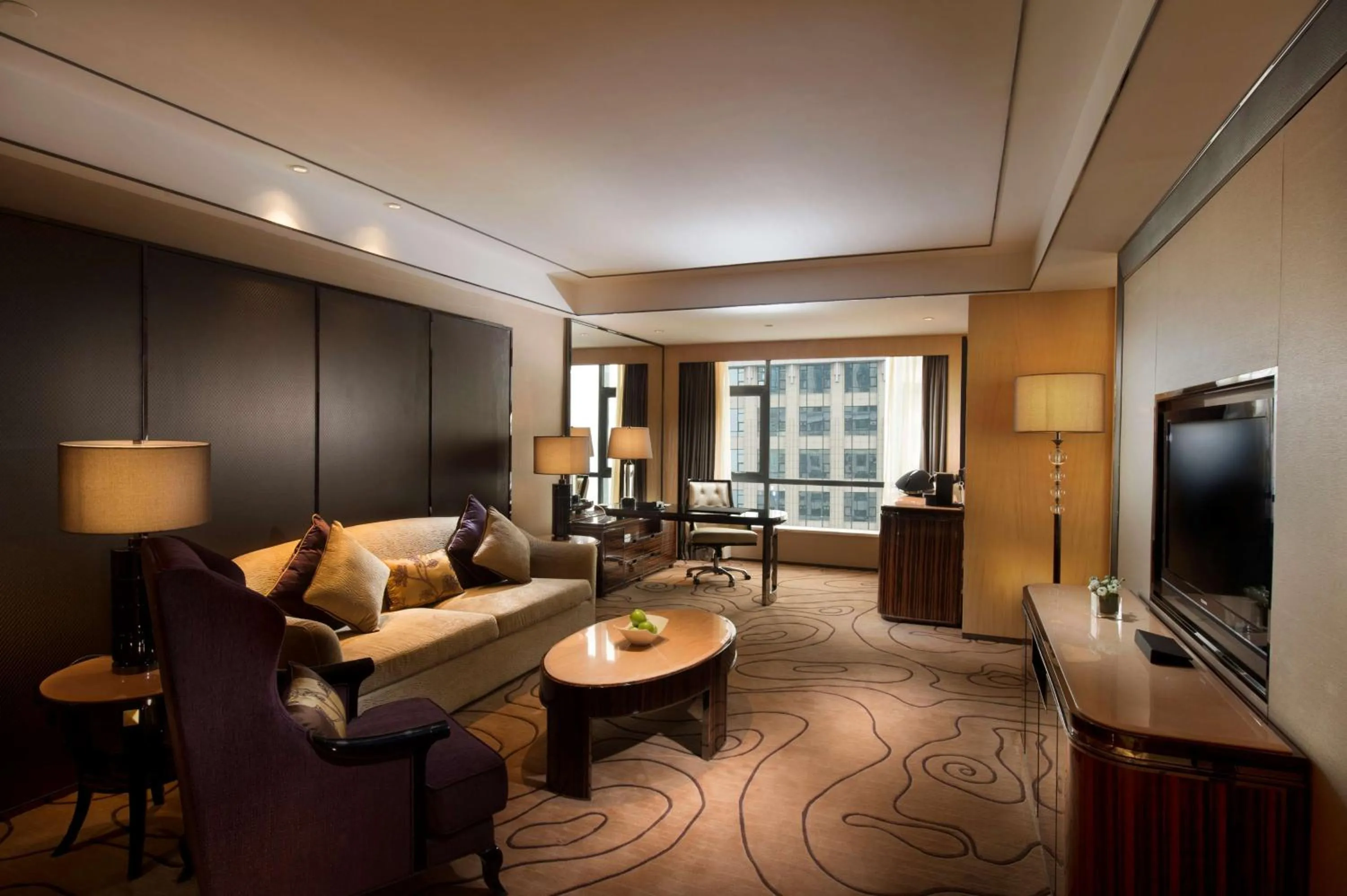 Living room in Hilton Zhongshan Downtown