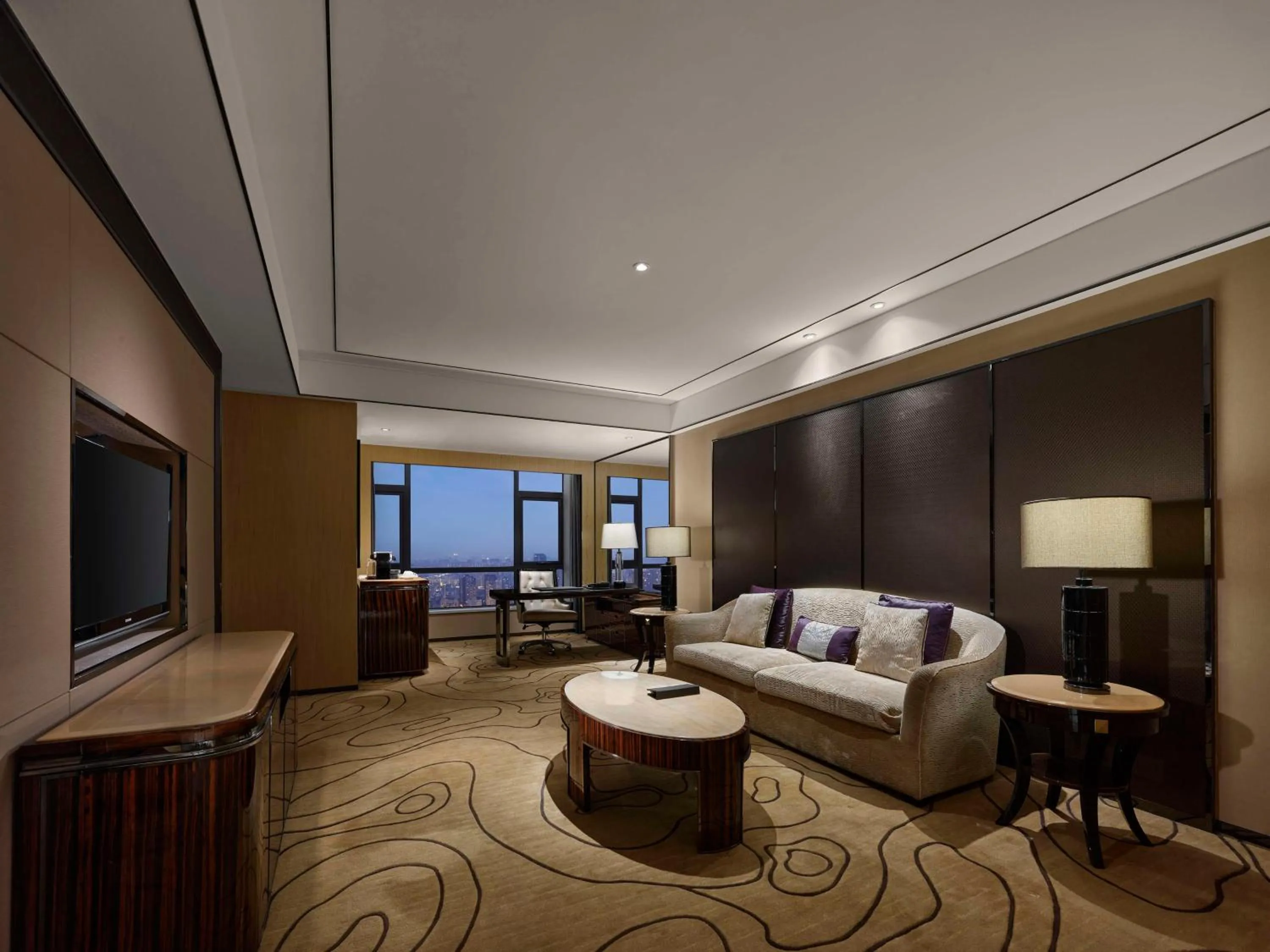 Living room in Hilton Zhongshan Downtown
