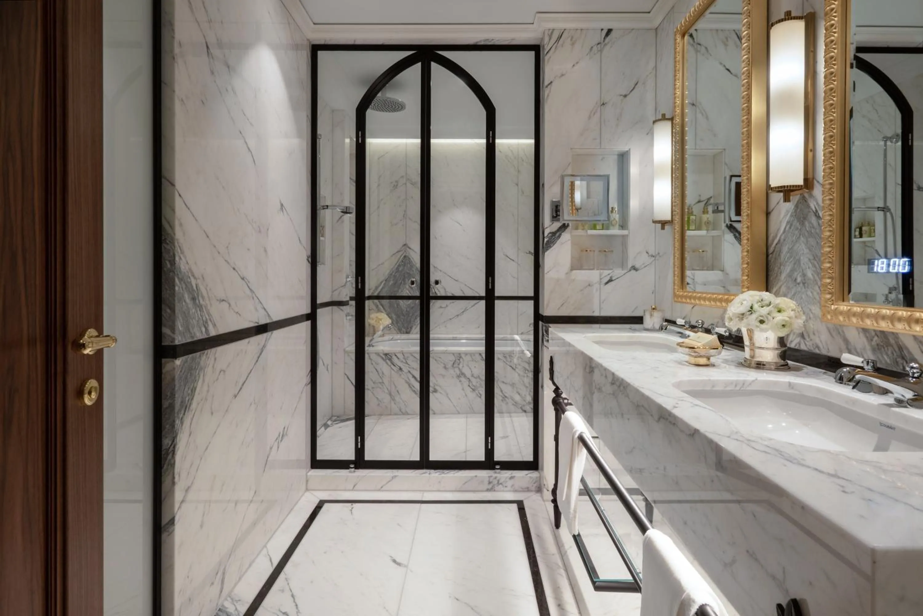 Bathroom in Badrutt's Palace Hotel St Moritz