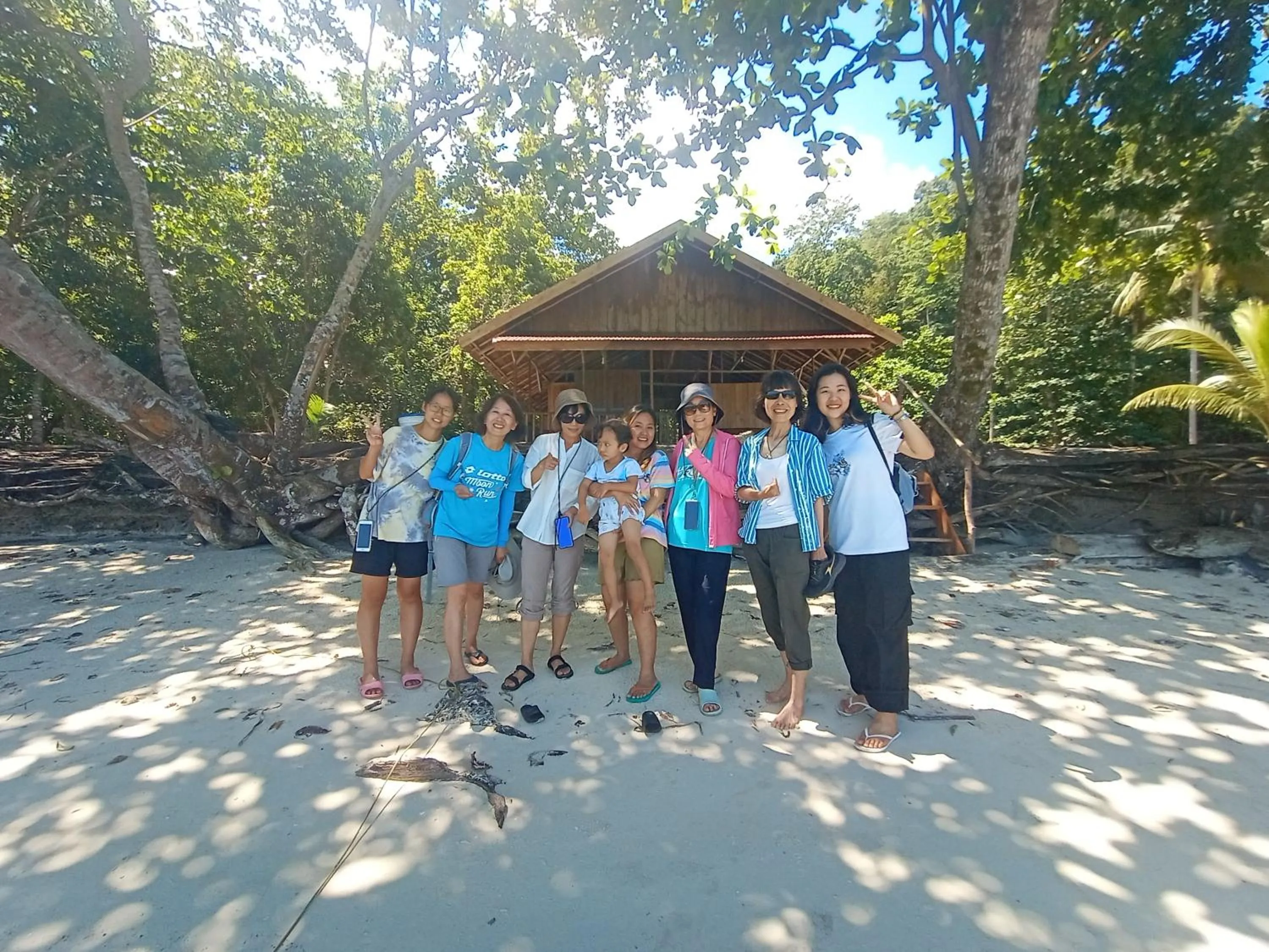 Guests in Tanjung Kalemo Resort