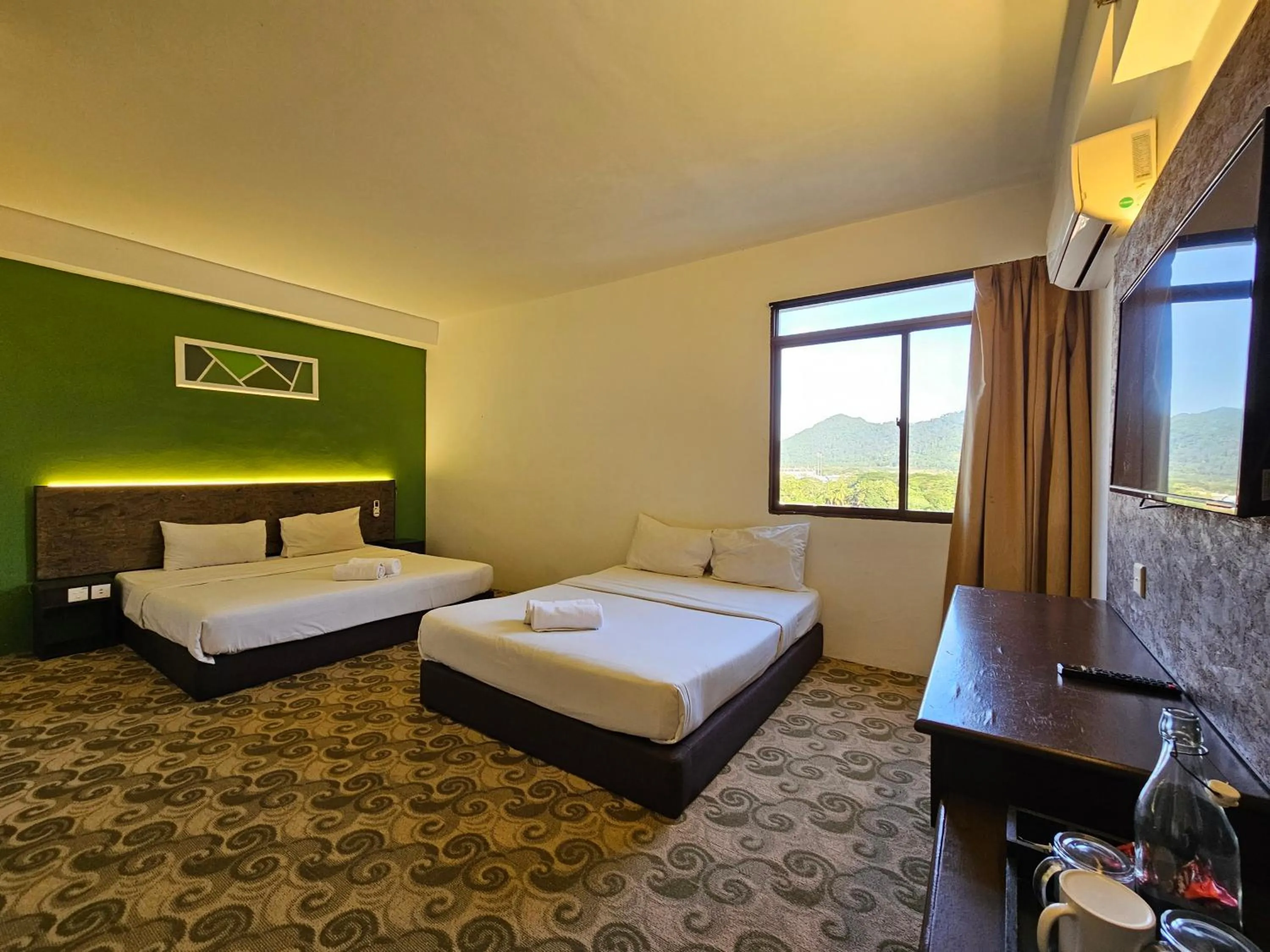 Bed in De Greenish Village Langkawi