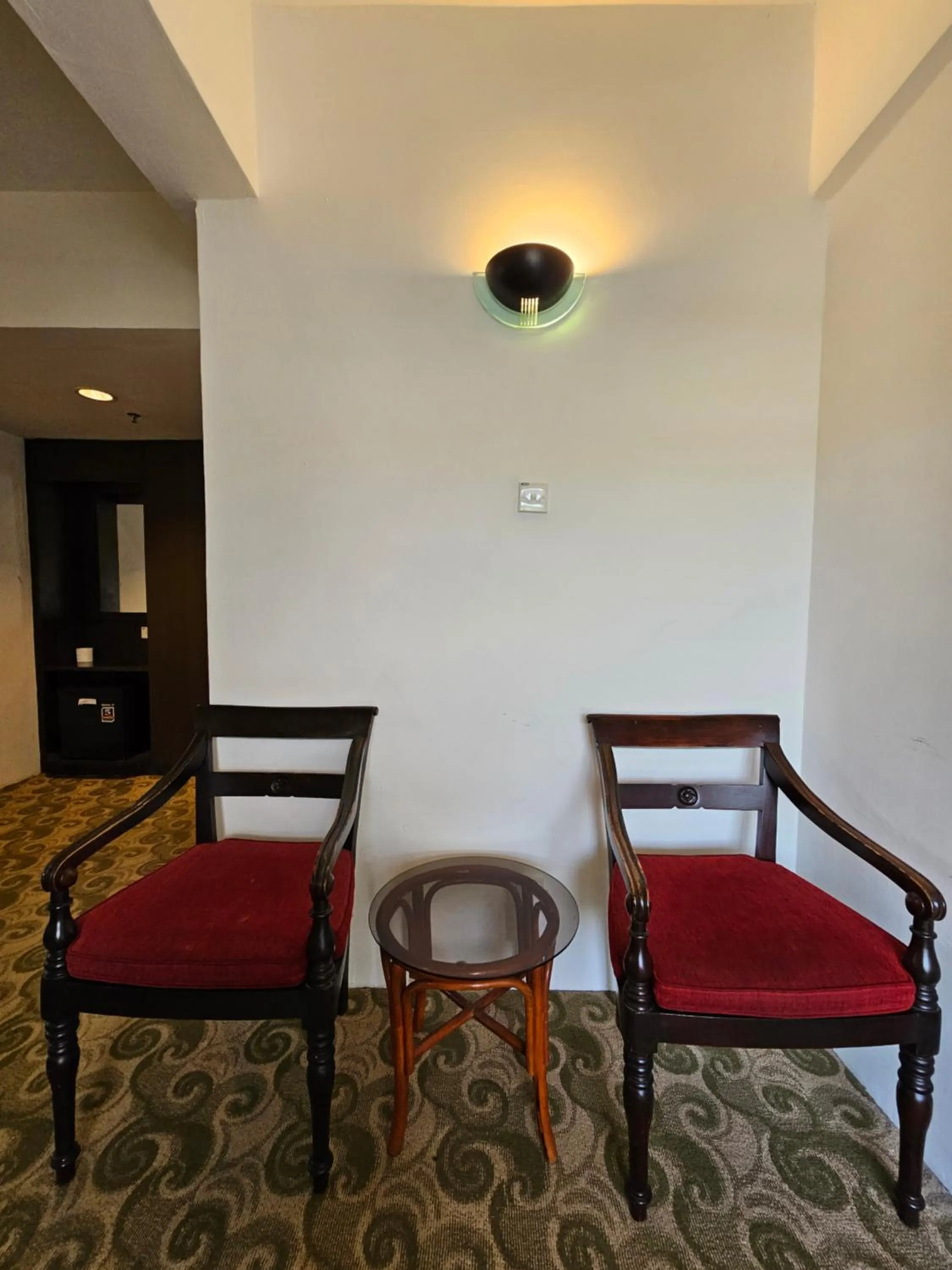 Seating area in De Greenish Village Langkawi