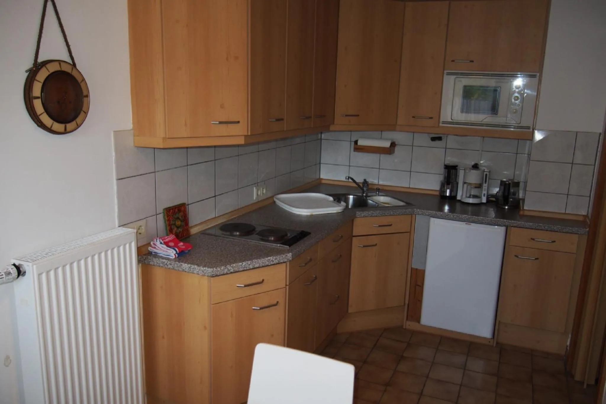 kitchen in Ferienwohnung Seidenfaden