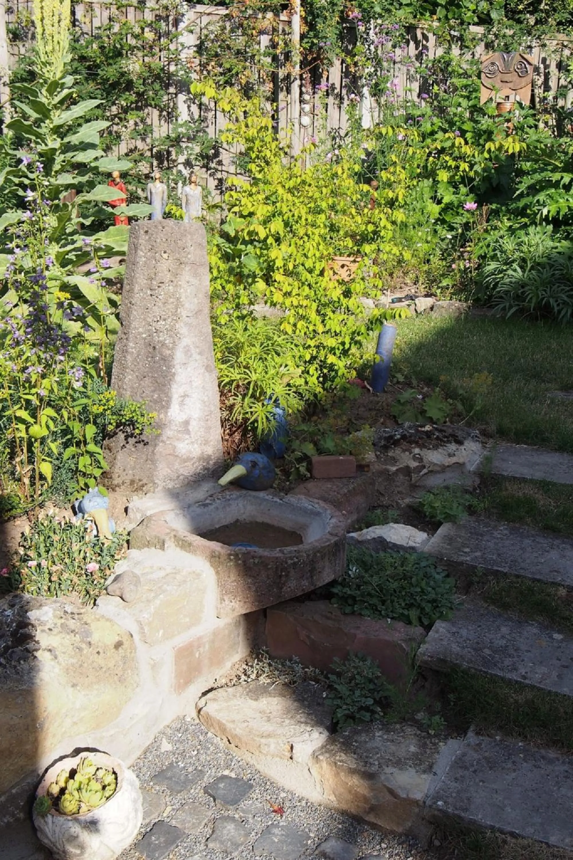 Garden in Ferienwohnung Seidenfaden