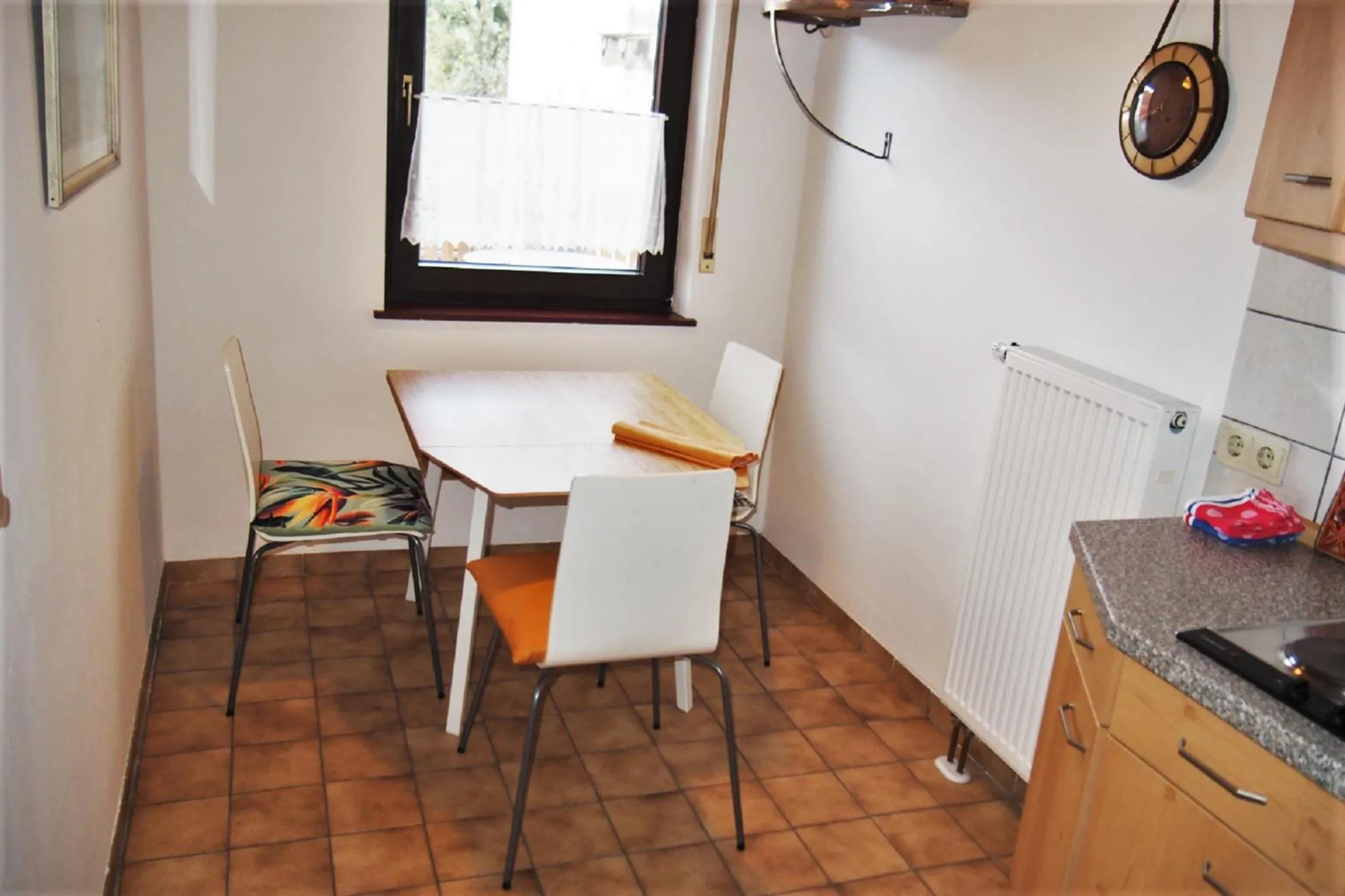 kitchen in Ferienwohnung Seidenfaden