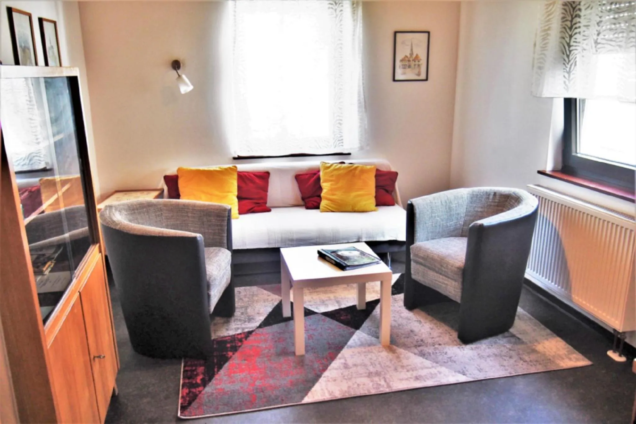 Living room in Ferienwohnung Seidenfaden