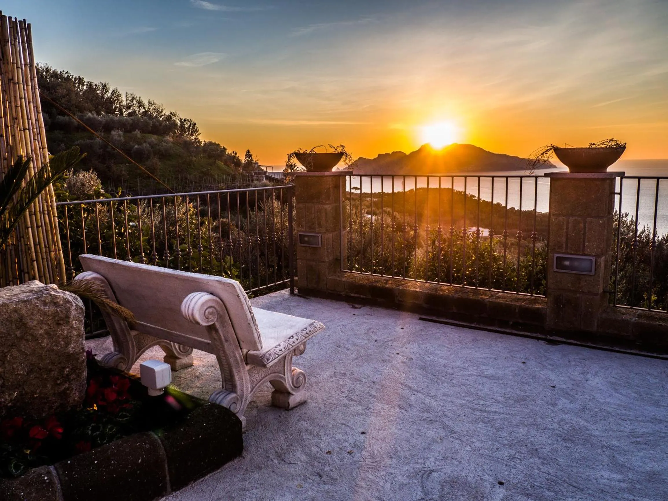 Sunset in Villa Capri Wonderful View
