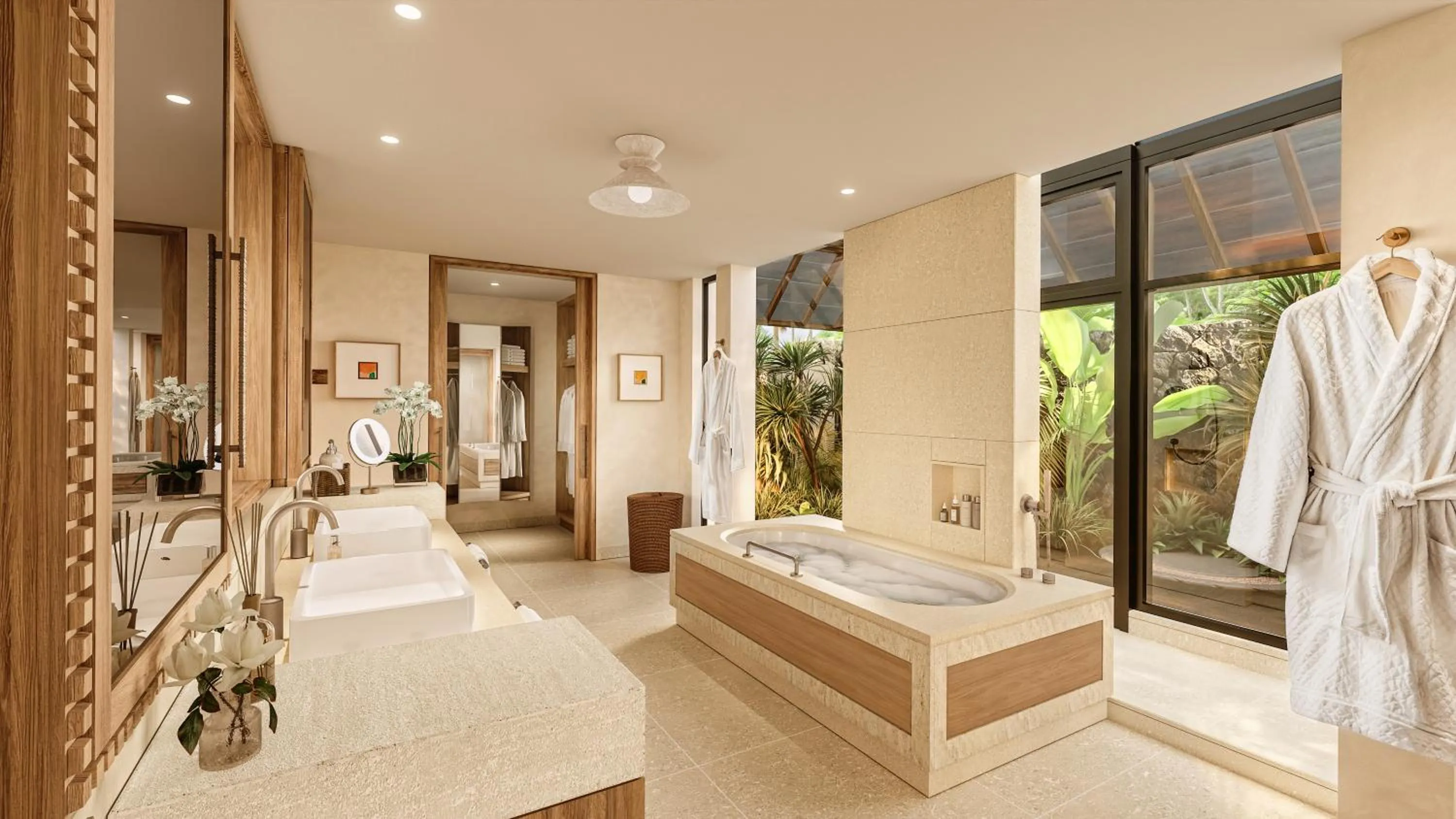 Bathroom in Four Seasons Resort Mauritius at Anahita