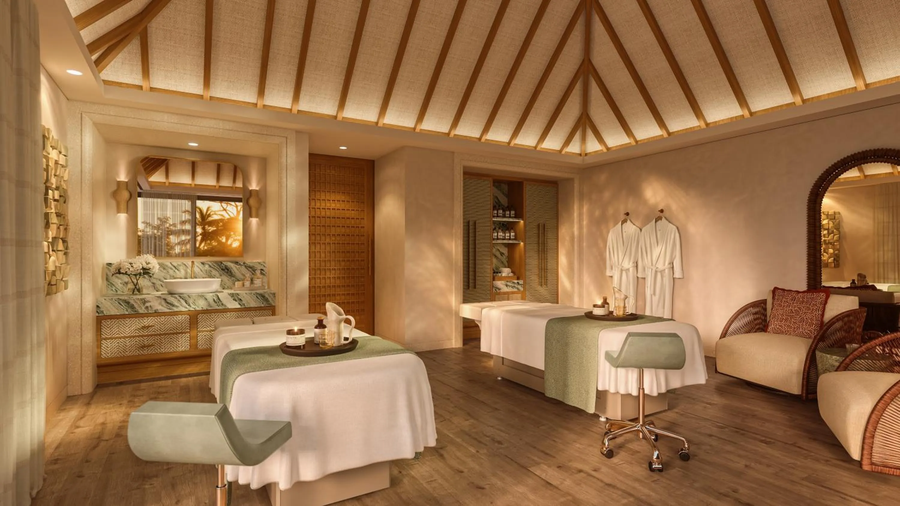 Spa and wellness centre/facilities, Bed in Four Seasons Resort Mauritius at Anahita