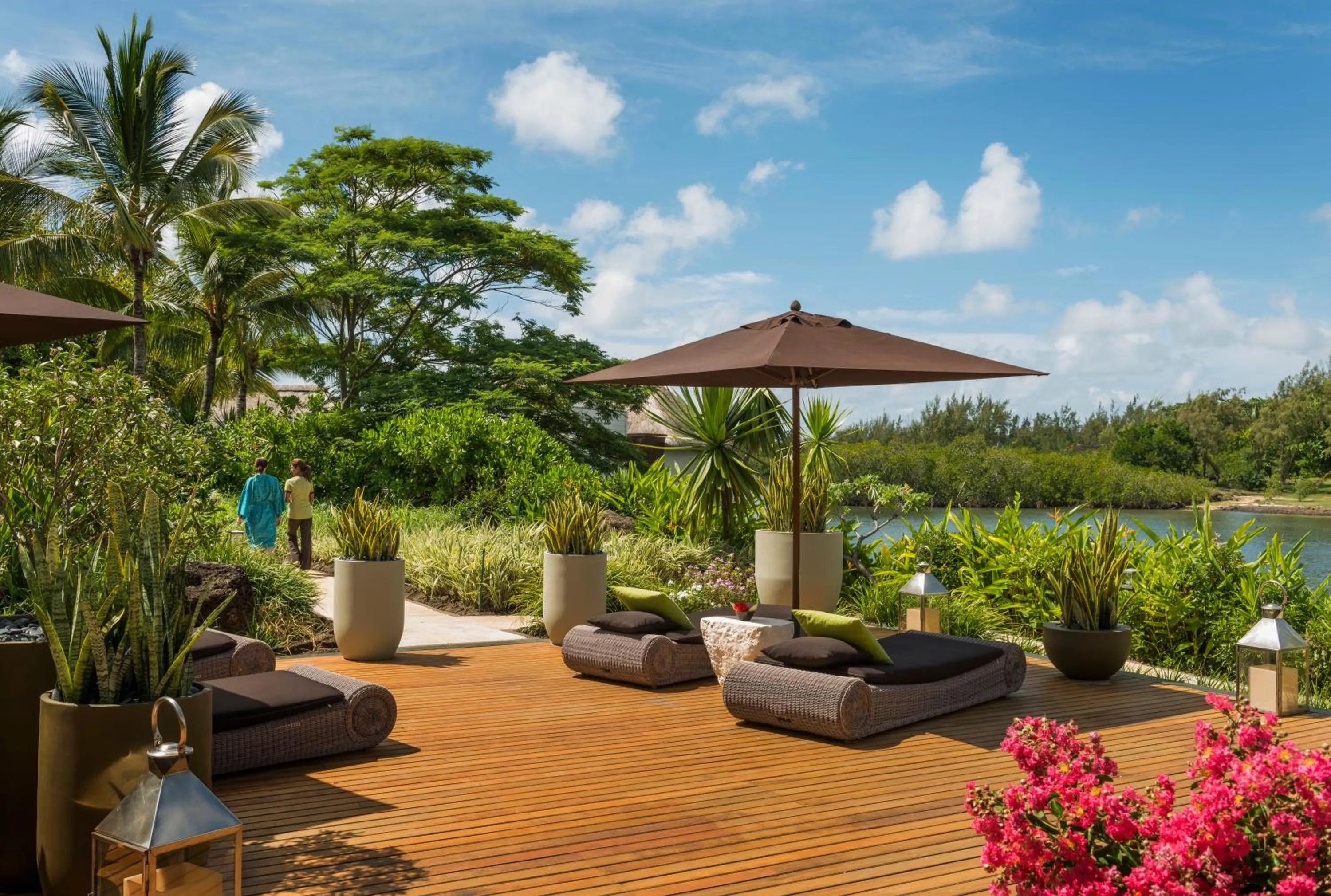 Garden in Four Seasons Resort Mauritius at Anahita