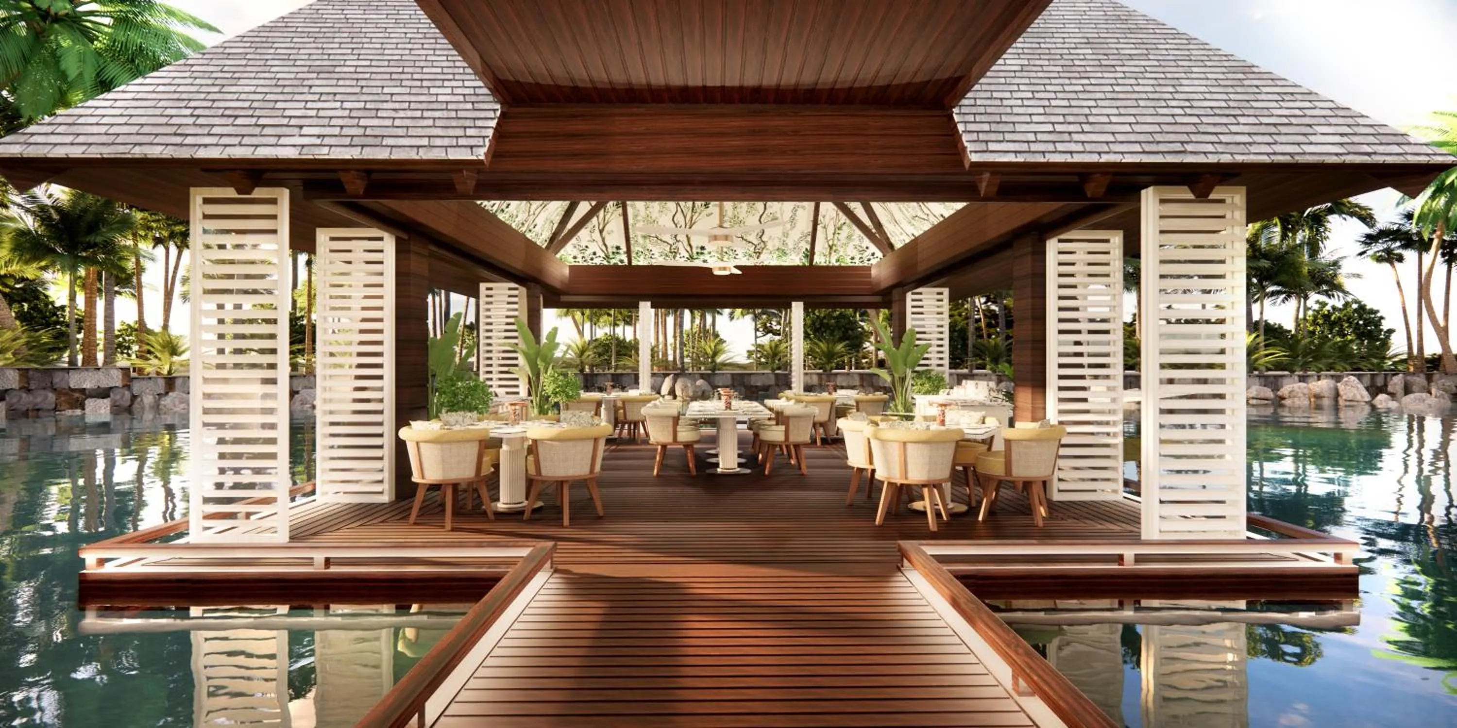 Restaurant/places to eat in Four Seasons Resort Mauritius at Anahita