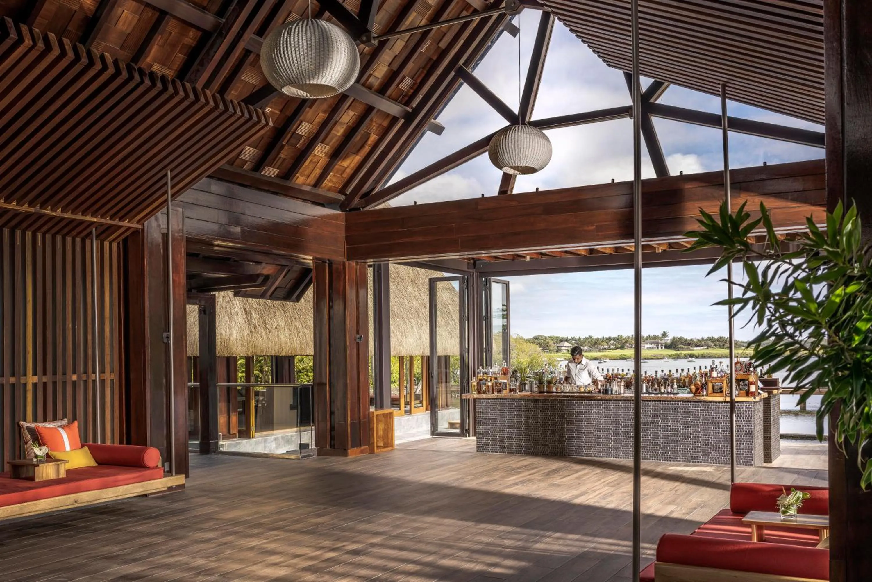 Lobby or reception in Four Seasons Resort Mauritius at Anahita