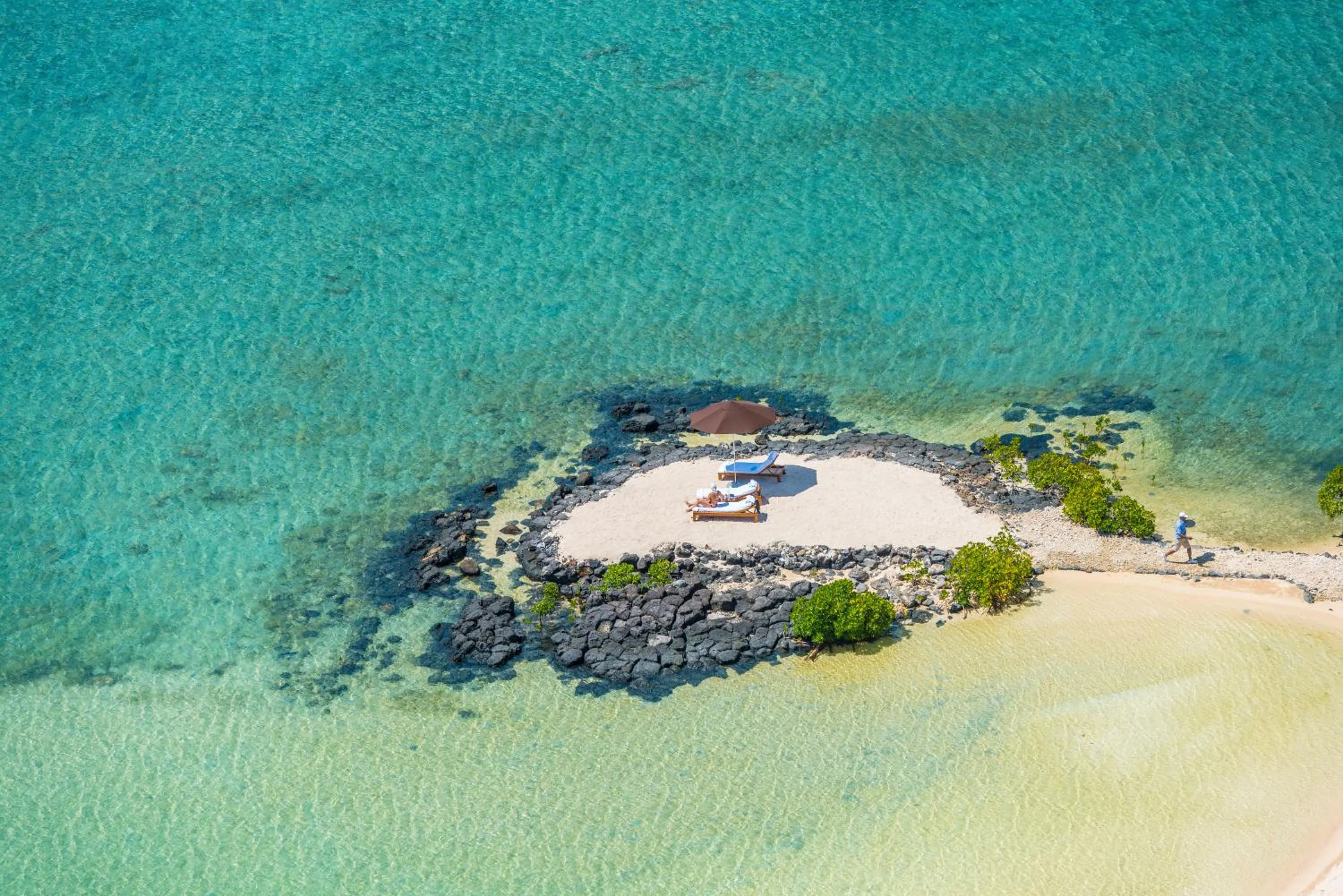Bird's eye view in Four Seasons Resort Mauritius at Anahita